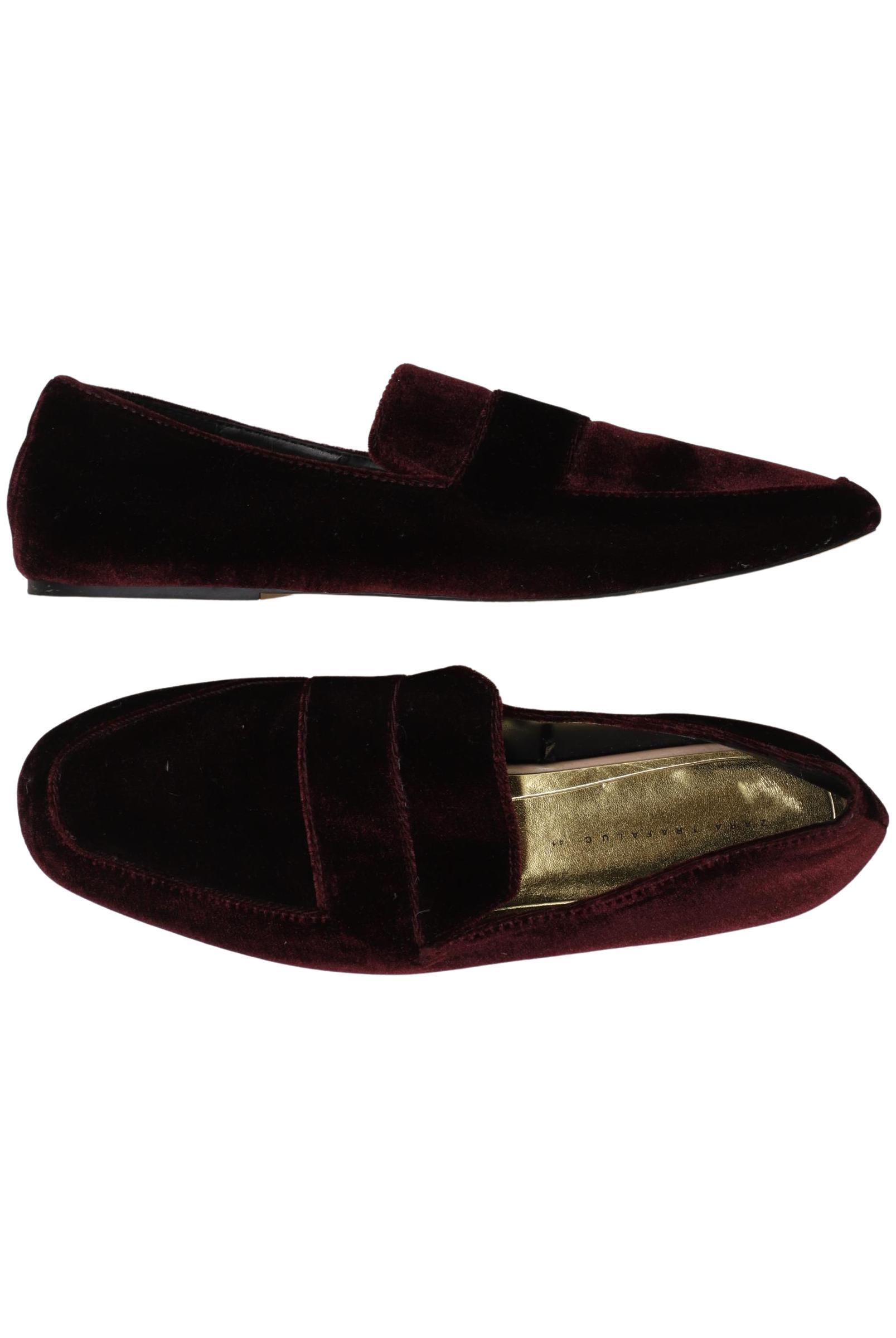 

Zara Damen Halbschuh, bordeaux, Gr. 41