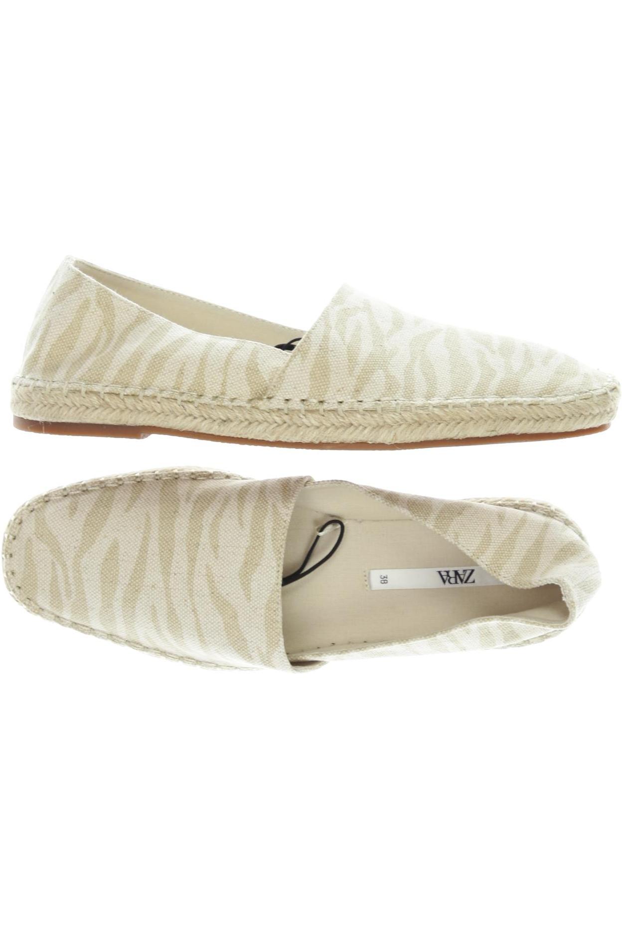 

Zara Damen Halbschuh, beige, Gr. 38