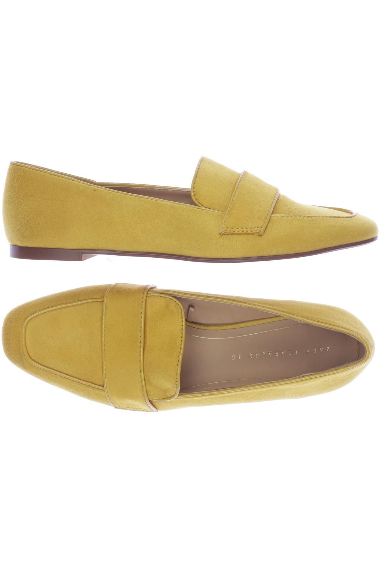 

Zara Damen Halbschuh, gelb, Gr. 38