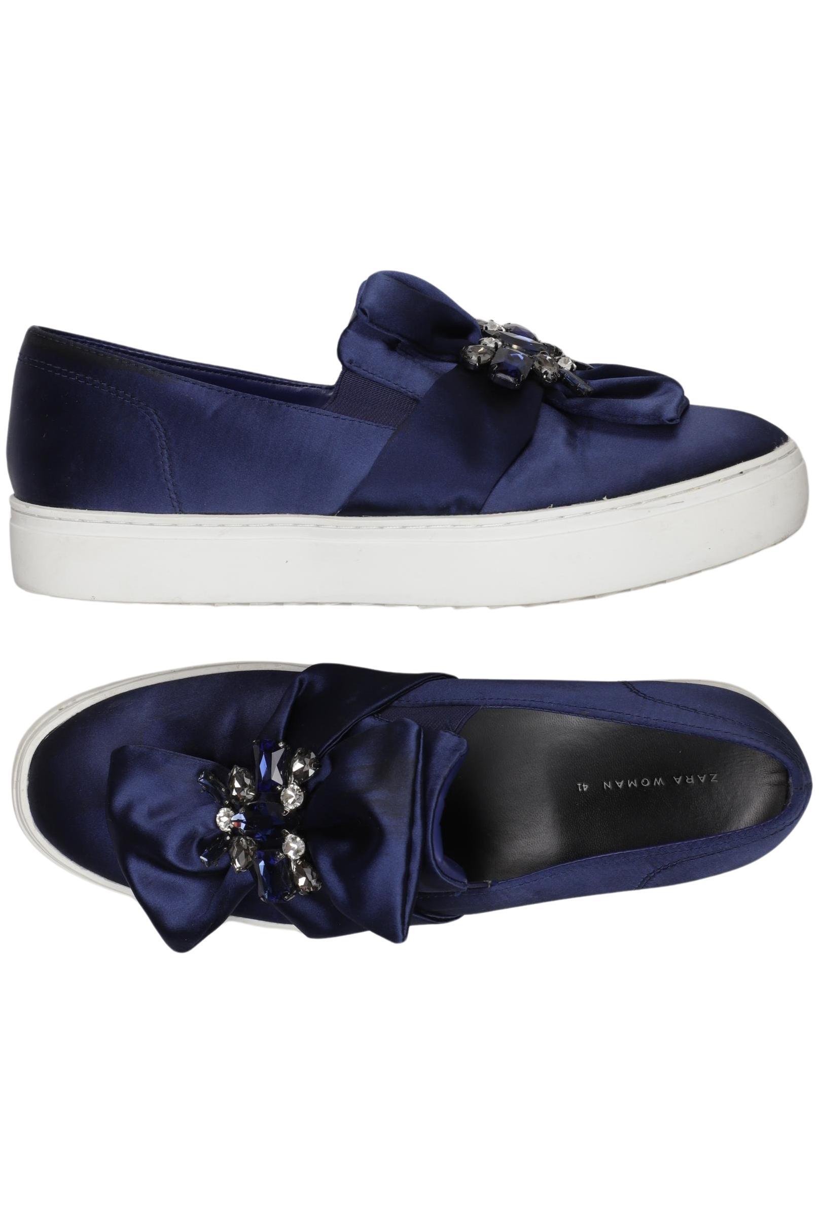 

Zara Damen Halbschuh, marineblau, Gr. 41