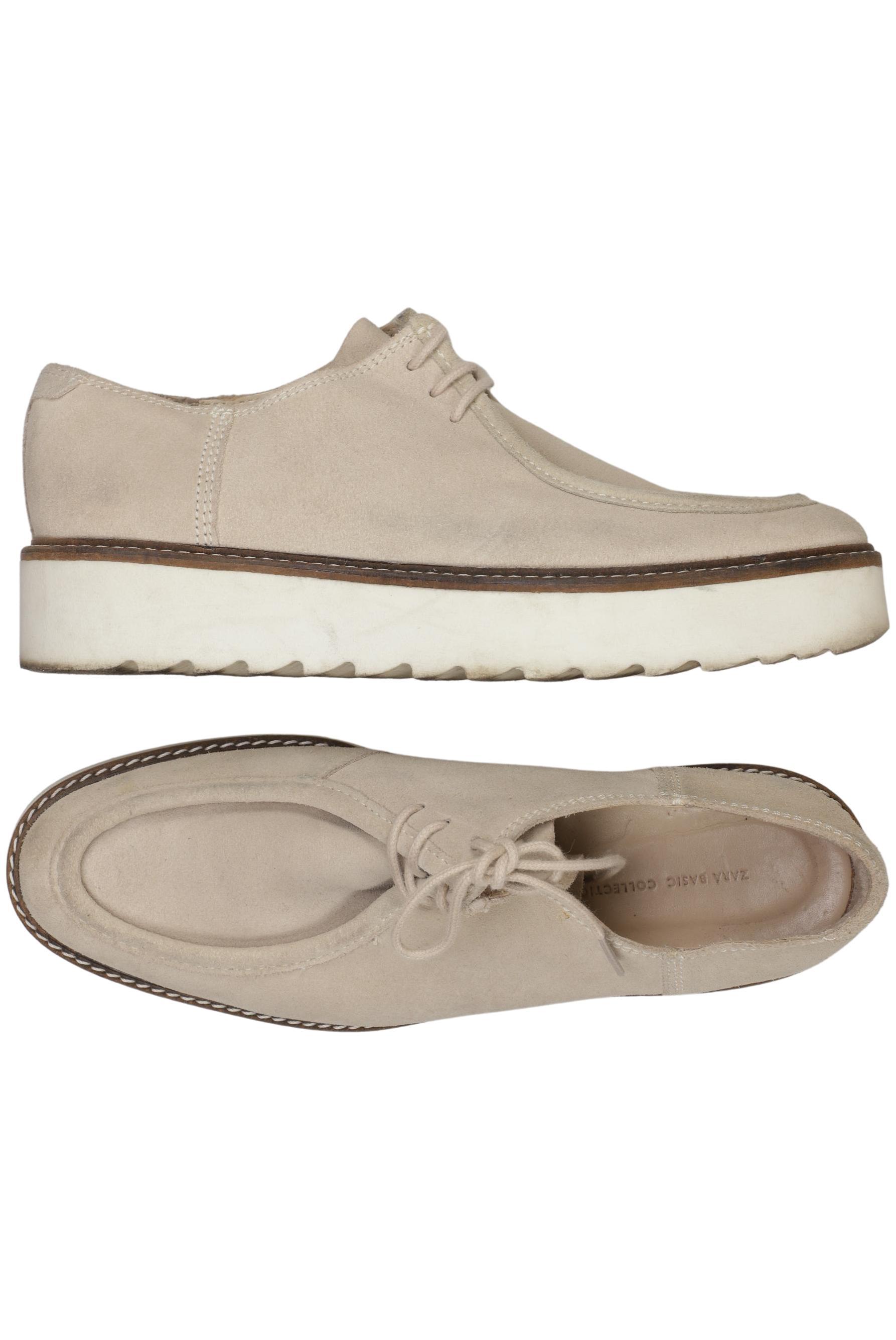 

Zara Damen Halbschuh, beige, Gr. 39
