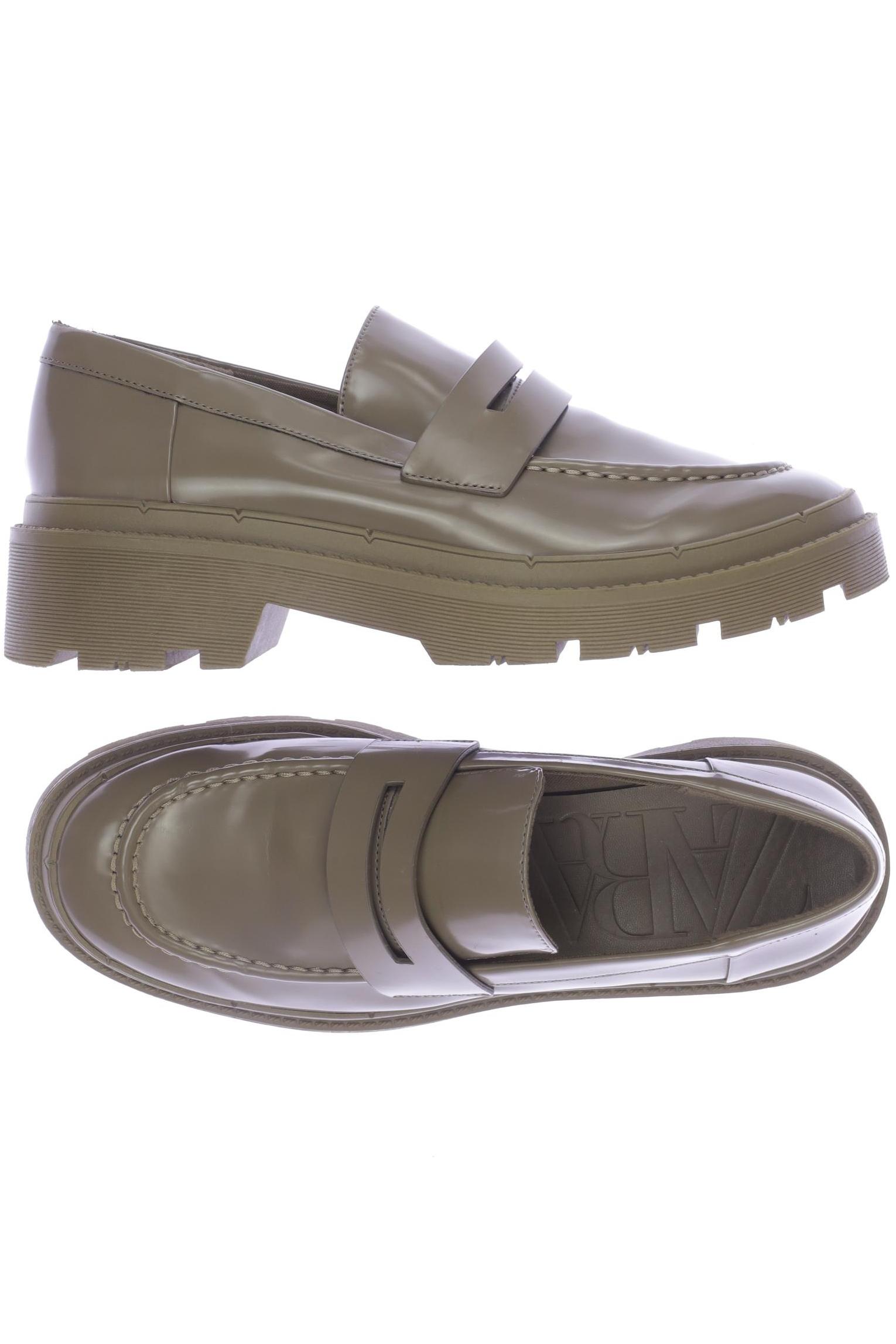 

Zara Damen Halbschuh, beige, Gr. 38