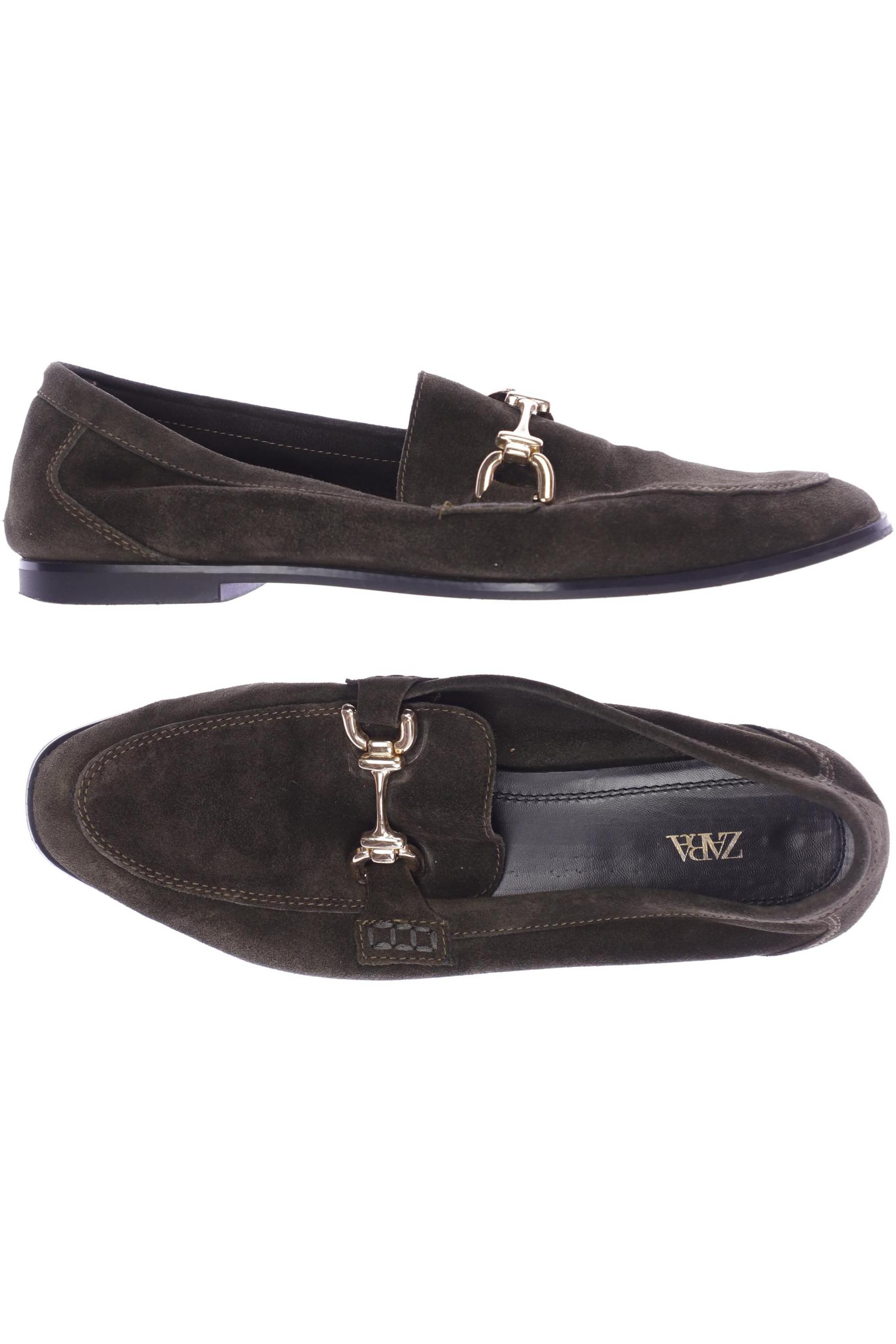 

Zara Damen Halbschuh, grün, Gr. 41