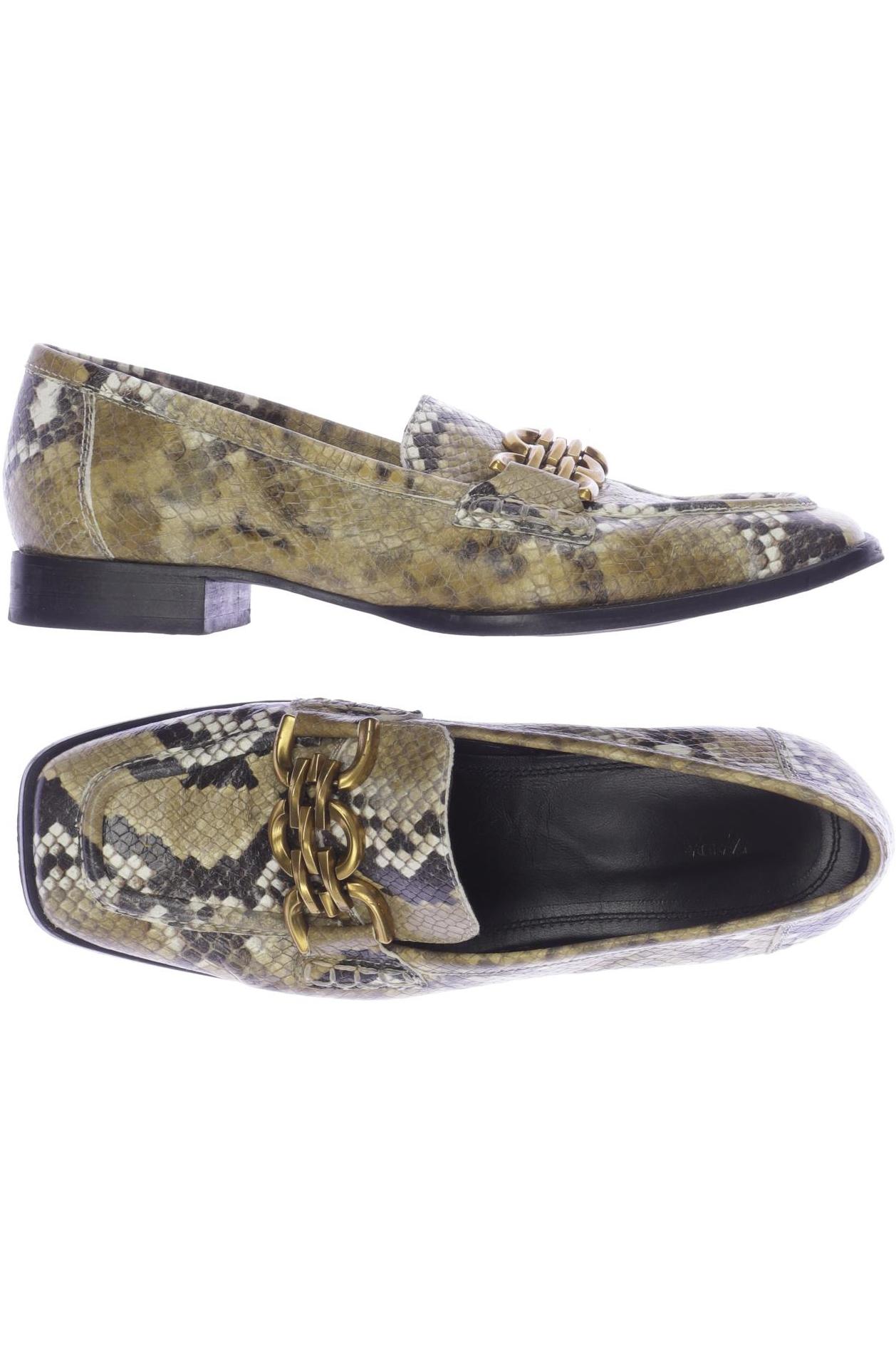 

Zara Damen Halbschuh, beige, Gr. 38