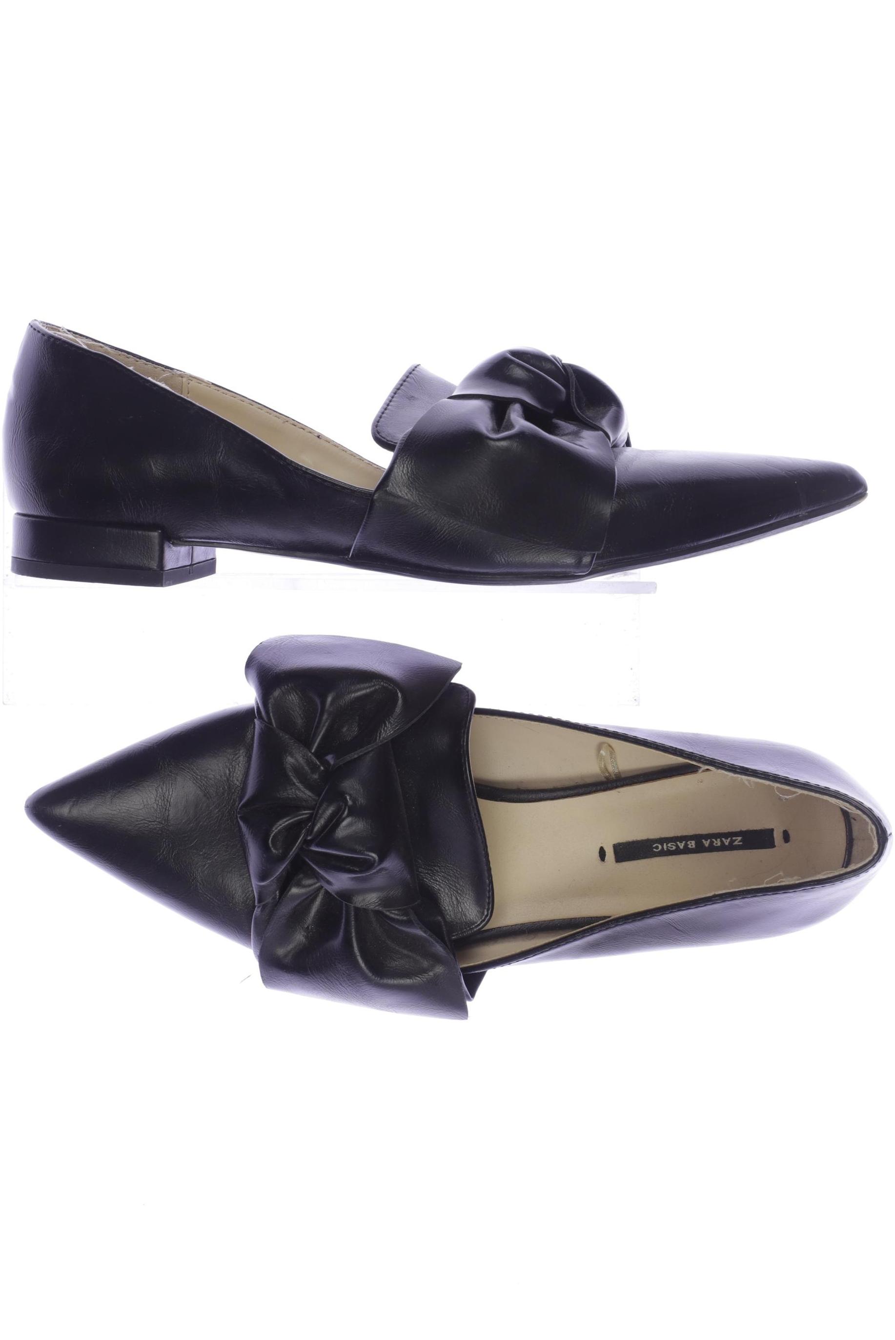 

ZARA Damen Halbschuh, schwarz