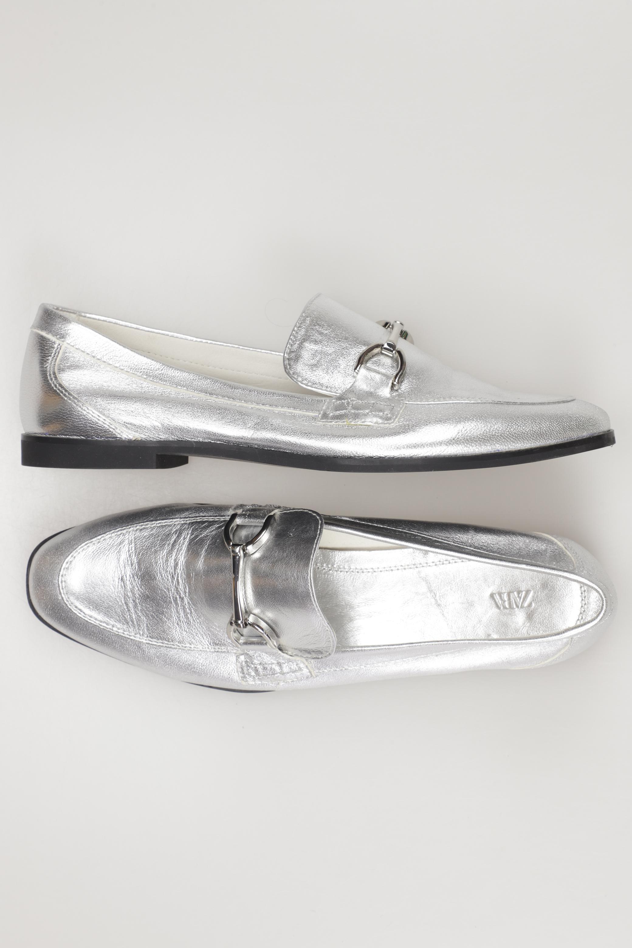 

Zara Damen Halbschuh, silber, Gr. 39