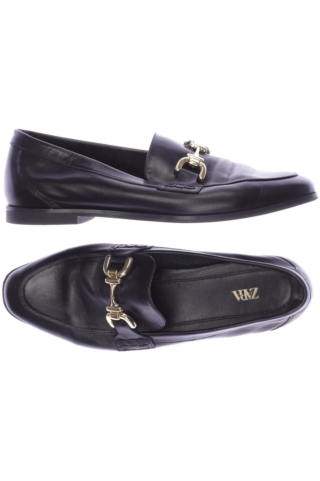 

ZARA Damen Halbschuh, schwarz