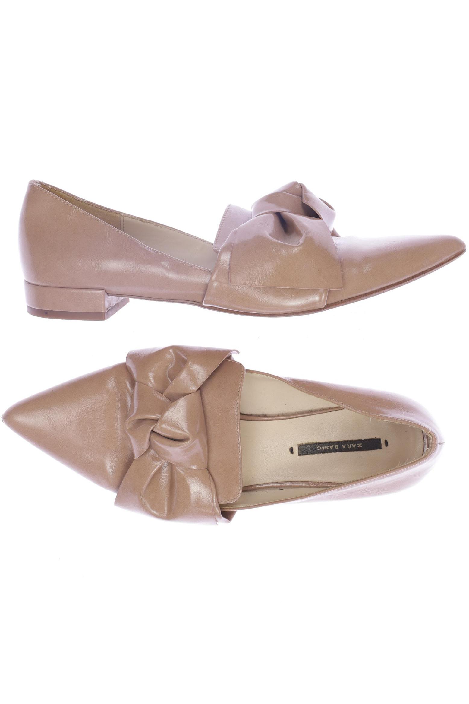 

Zara Damen Halbschuh, beige, Gr. 39