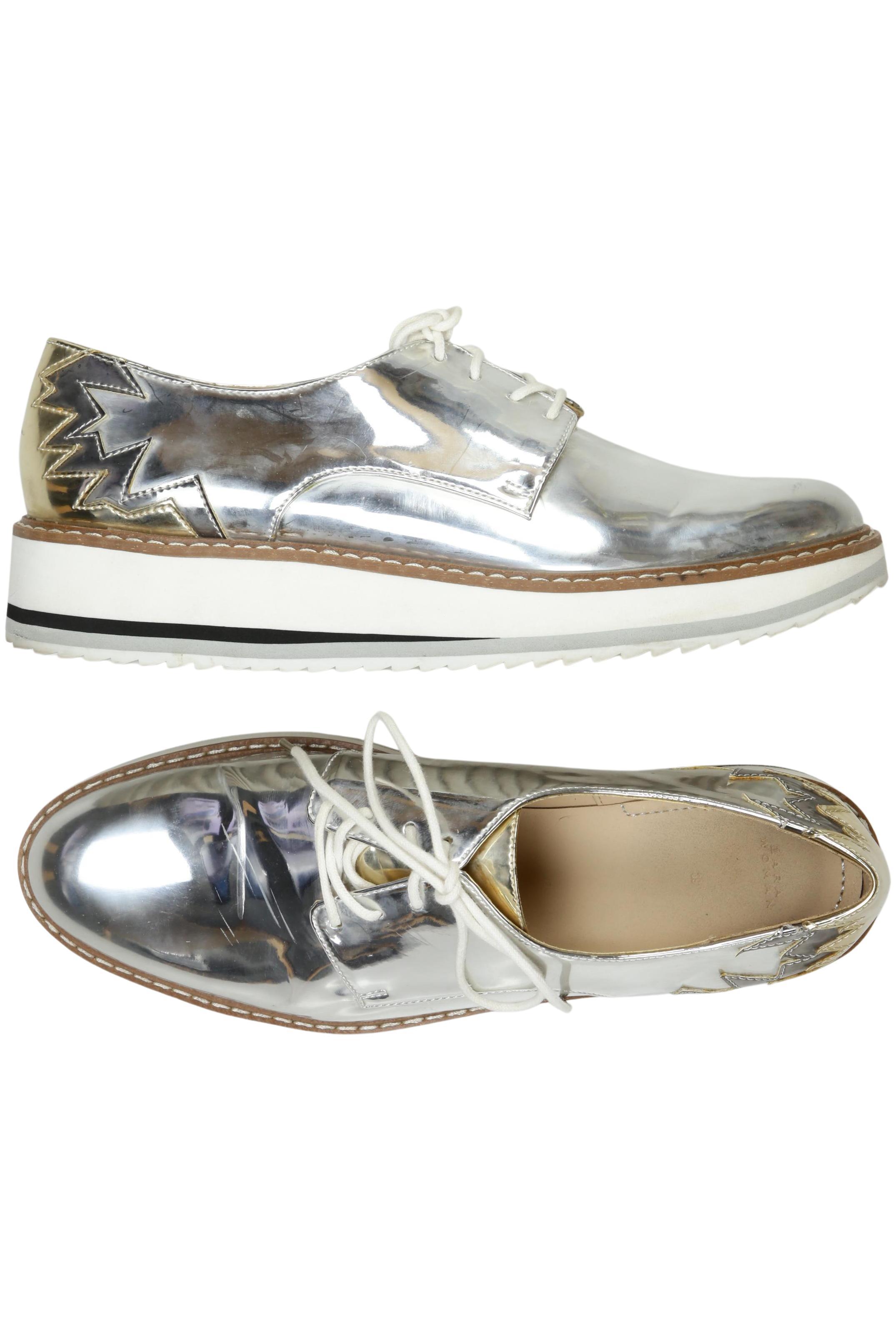 

Zara Damen Halbschuh, silber, Gr. 39