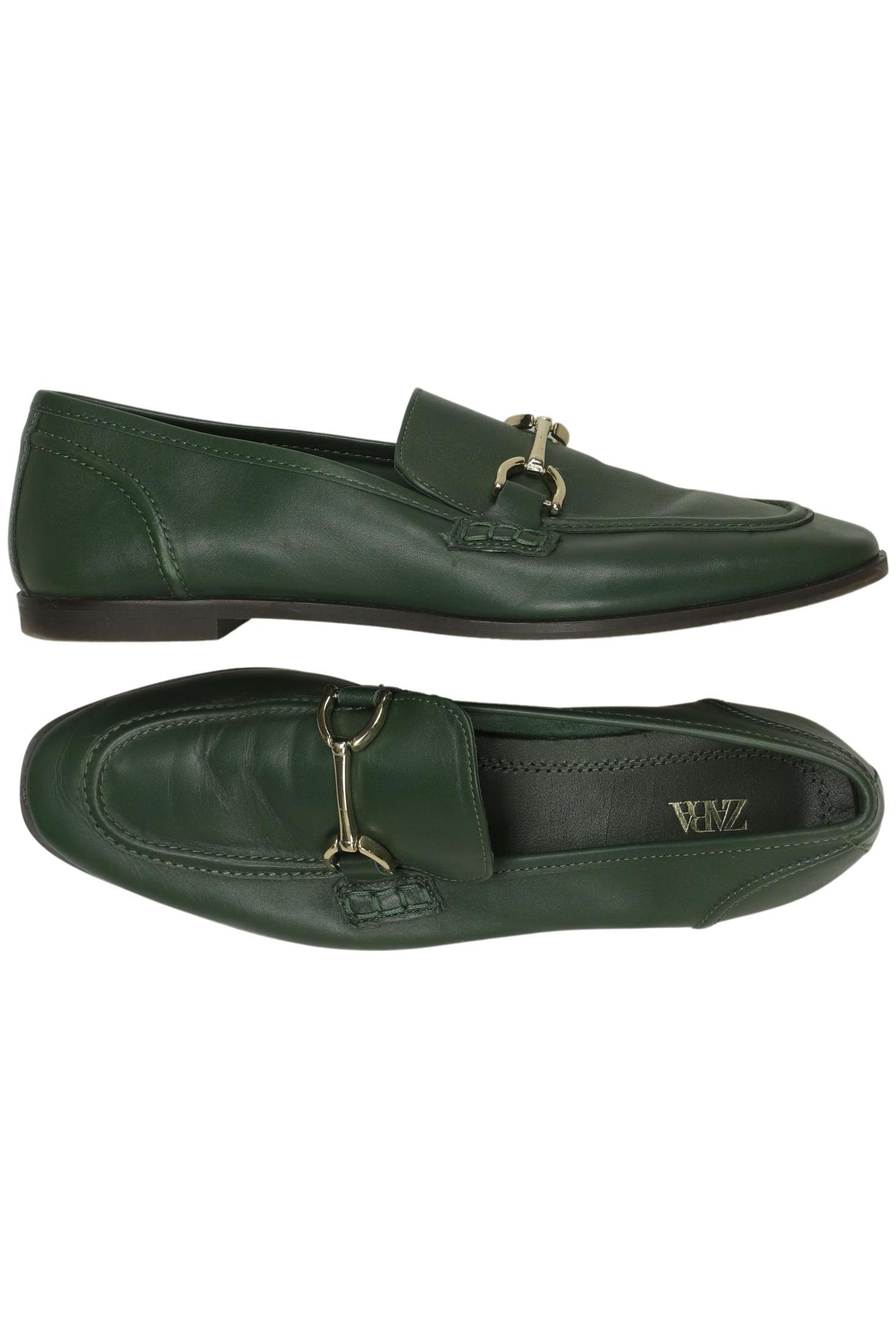 

Zara Damen Halbschuh, grün, Gr. 39