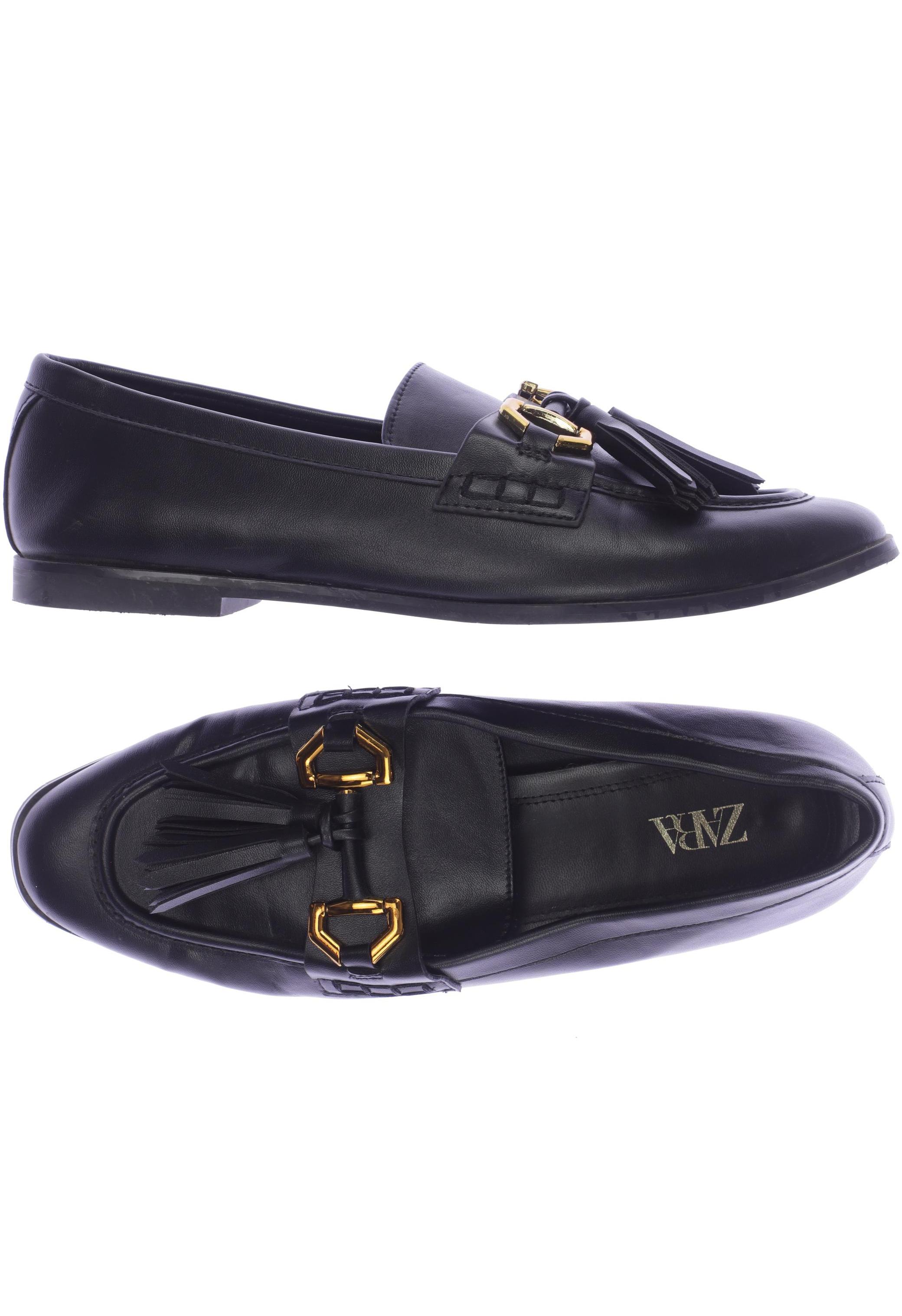 

ZARA Damen Halbschuh, schwarz