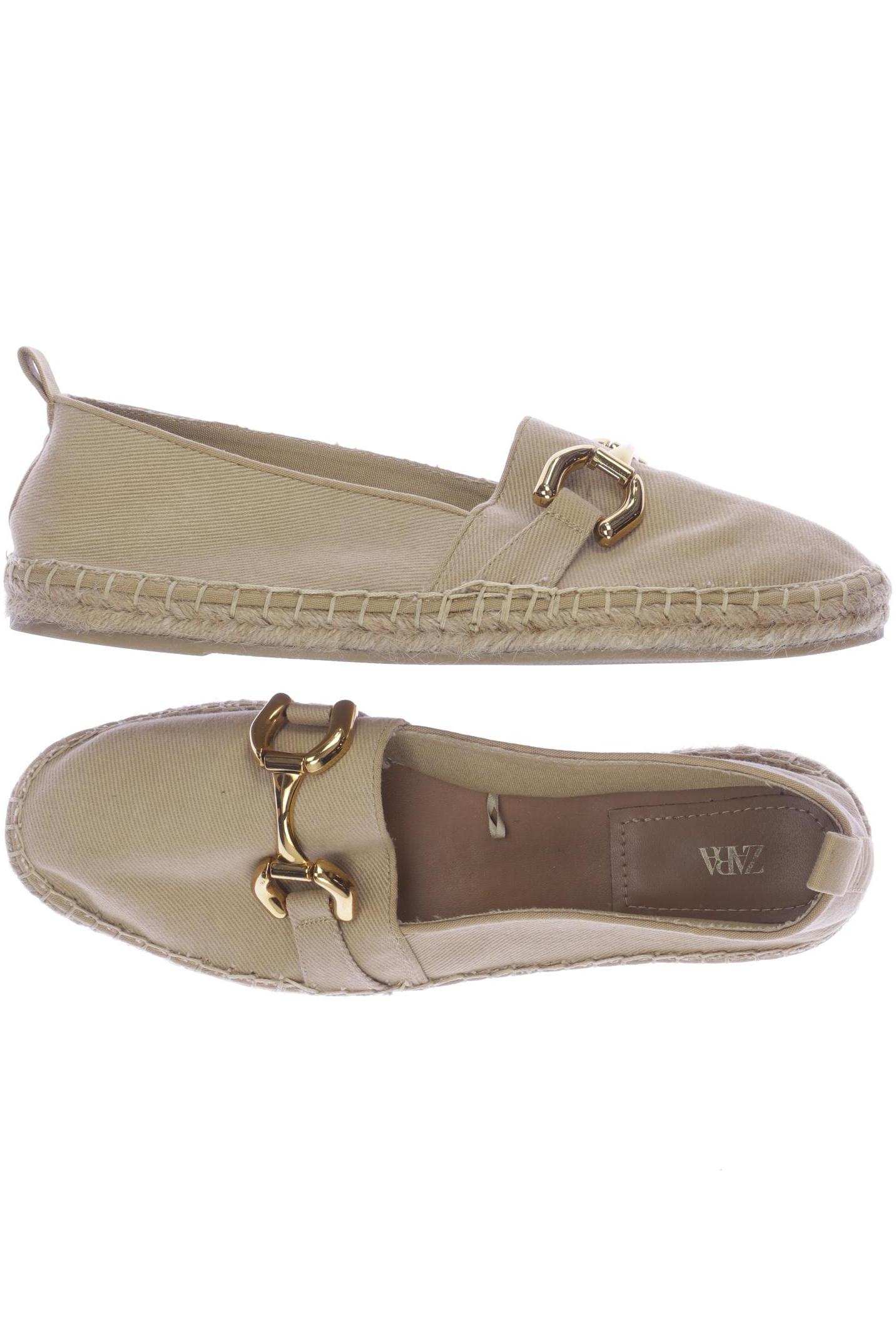 

ZARA Damen Halbschuh, beige