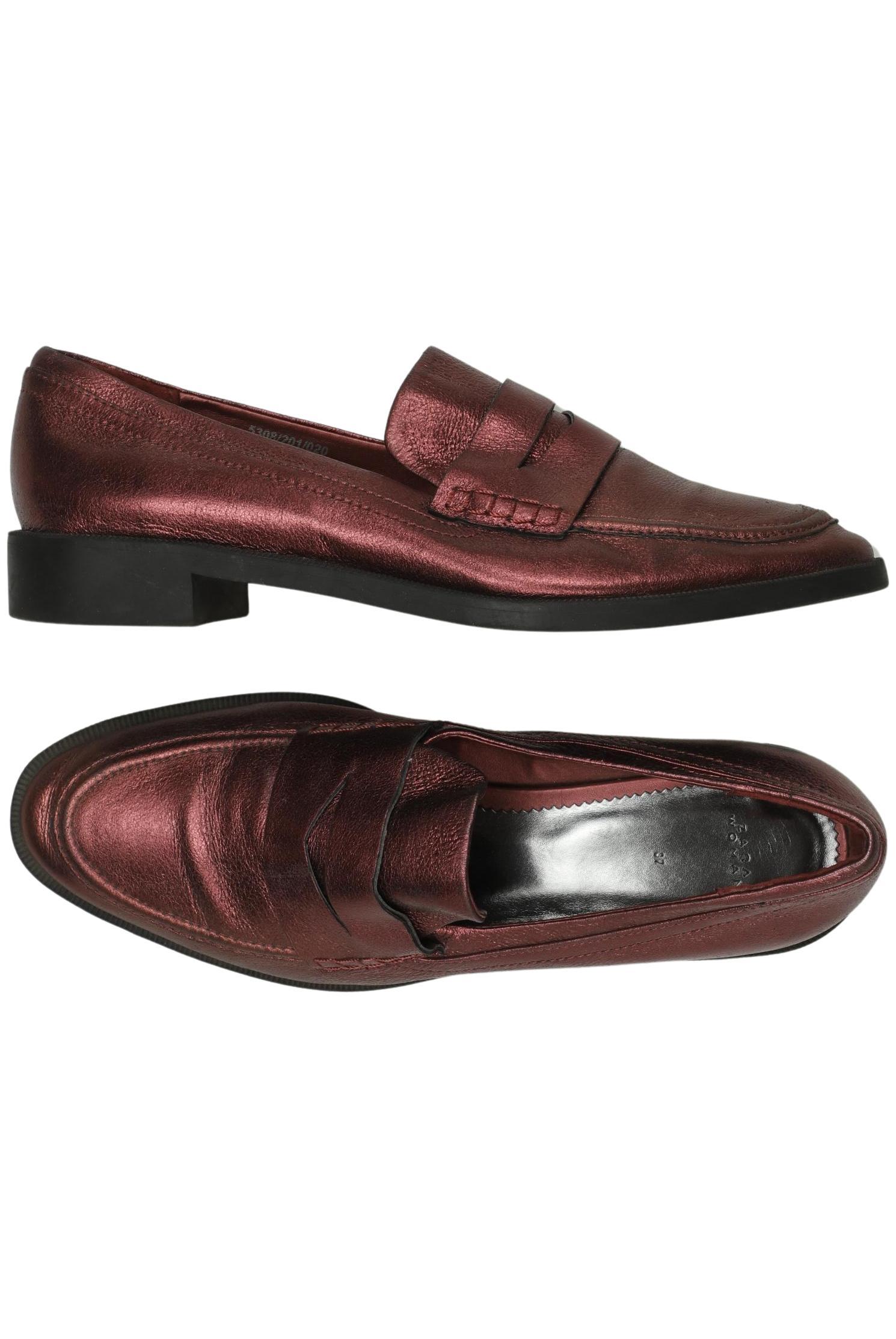 

Zara Damen Halbschuh, bordeaux, Gr. 37