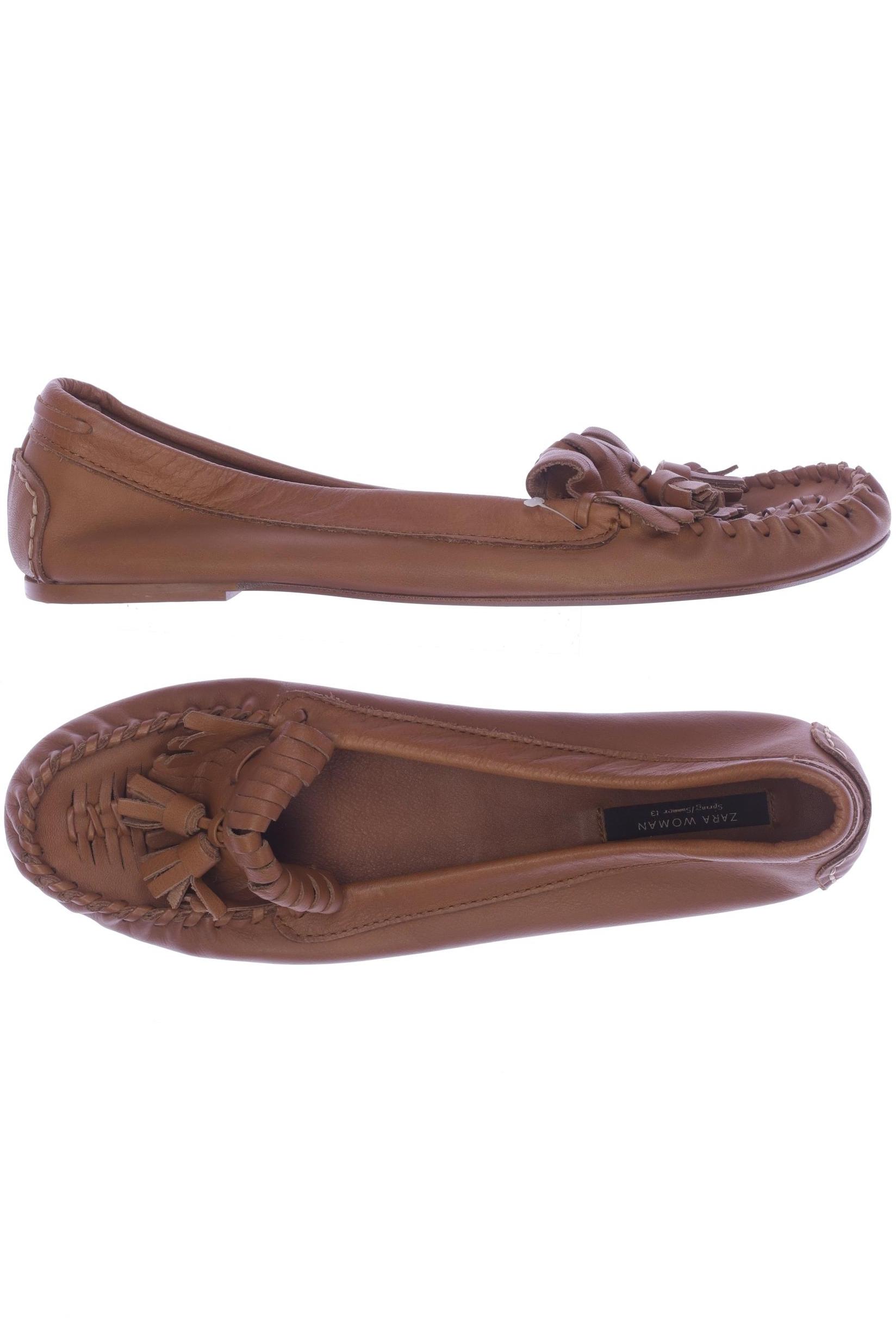 

Zara Damen Halbschuh, braun, Gr. 40