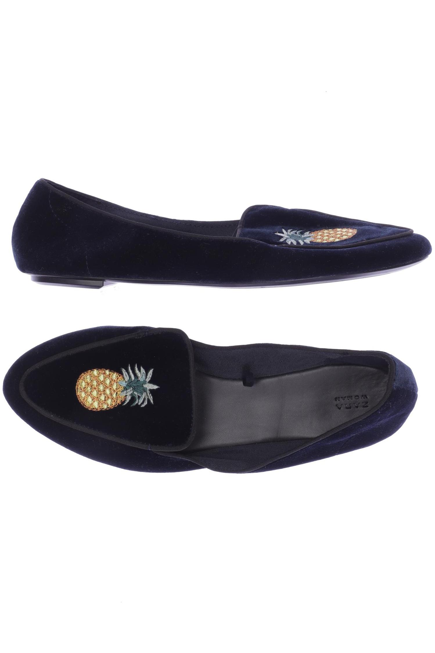 

Zara Damen Halbschuh, marineblau, Gr. 41
