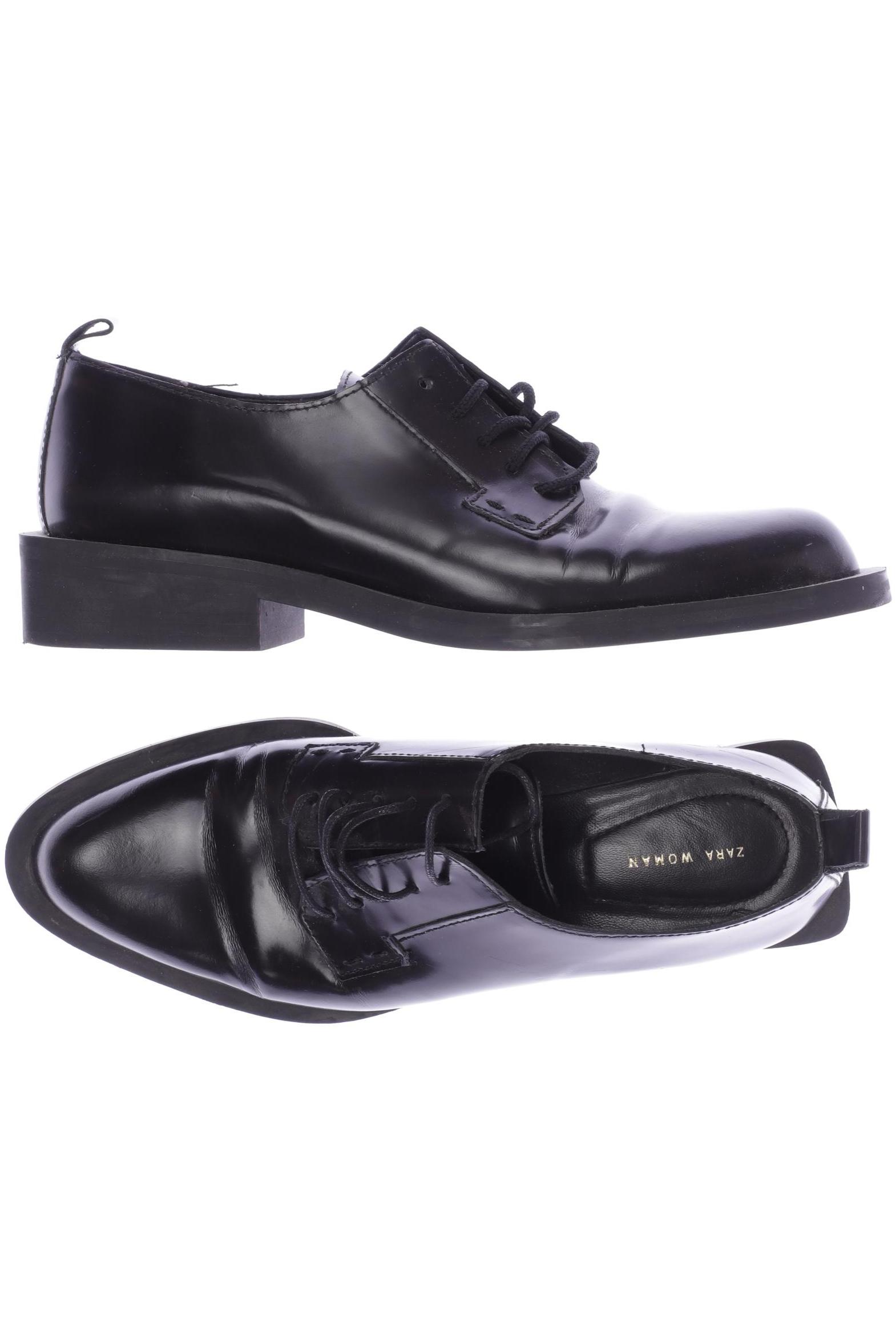 

ZARA Damen Halbschuh, schwarz