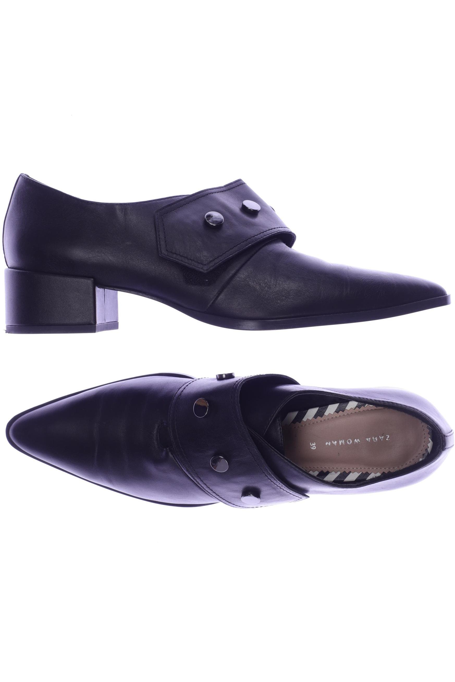

ZARA Damen Halbschuh, schwarz