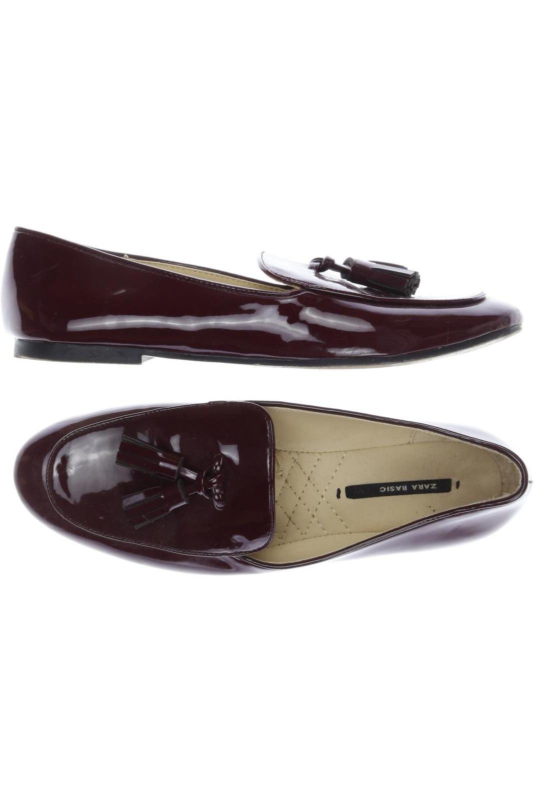 

Zara Damen Halbschuh, bordeaux, Gr. 36