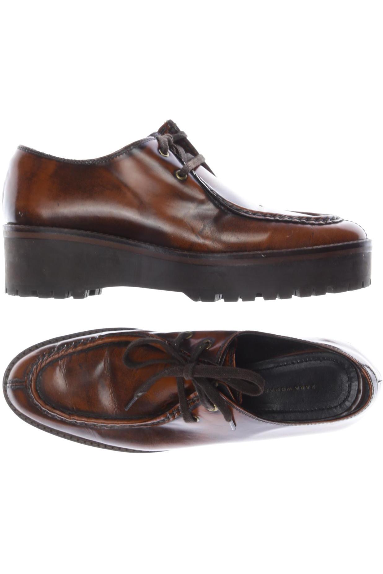 

Zara Damen Halbschuh, braun, Gr. 39