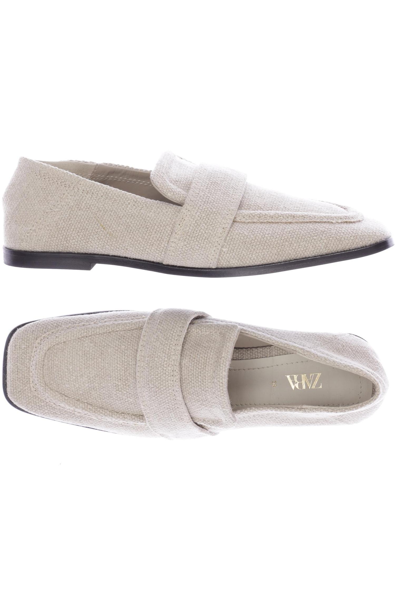 

ZARA Damen Halbschuh, beige