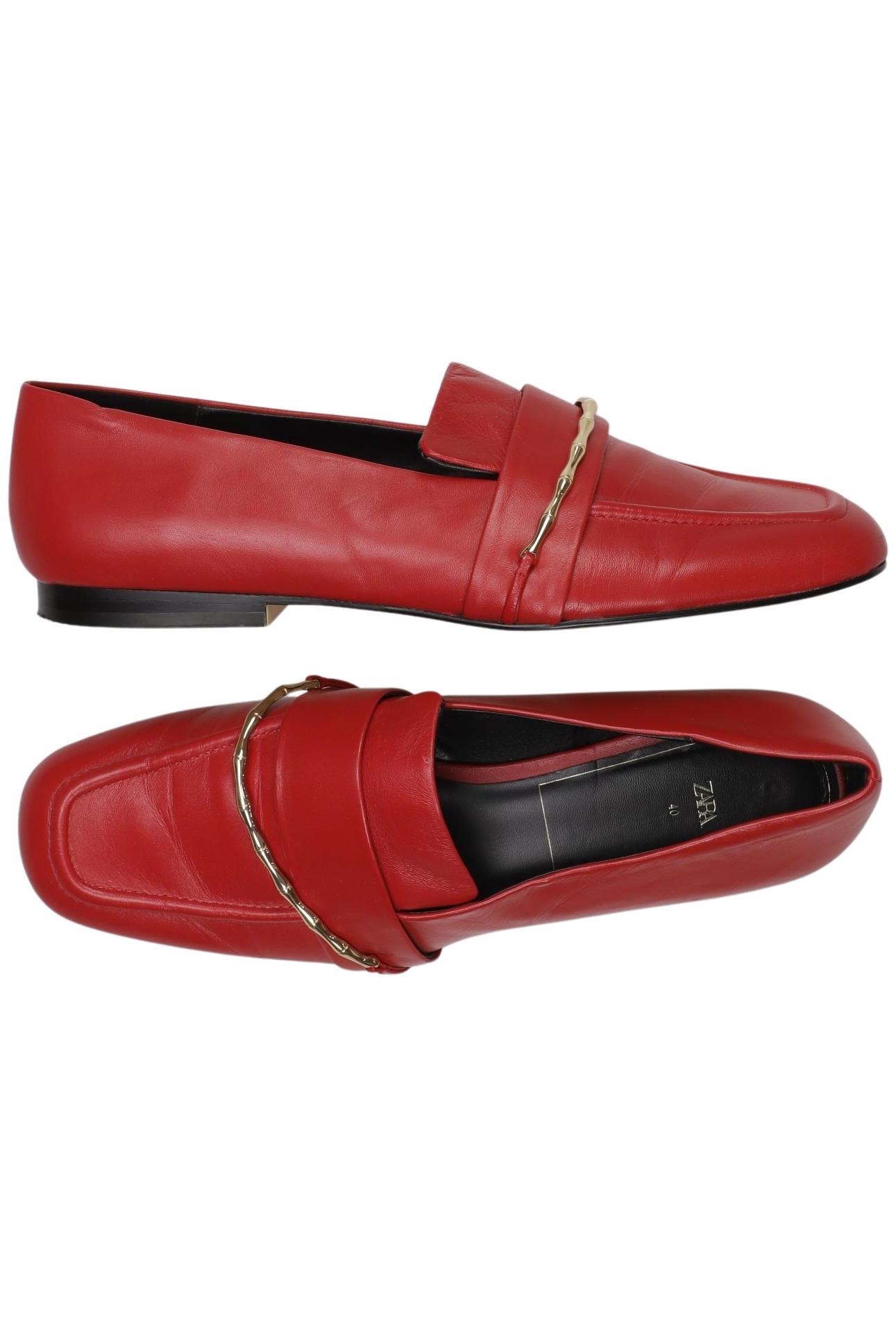 Thumbnail - Zara Damen Halbschuh, rot, Gr. 40