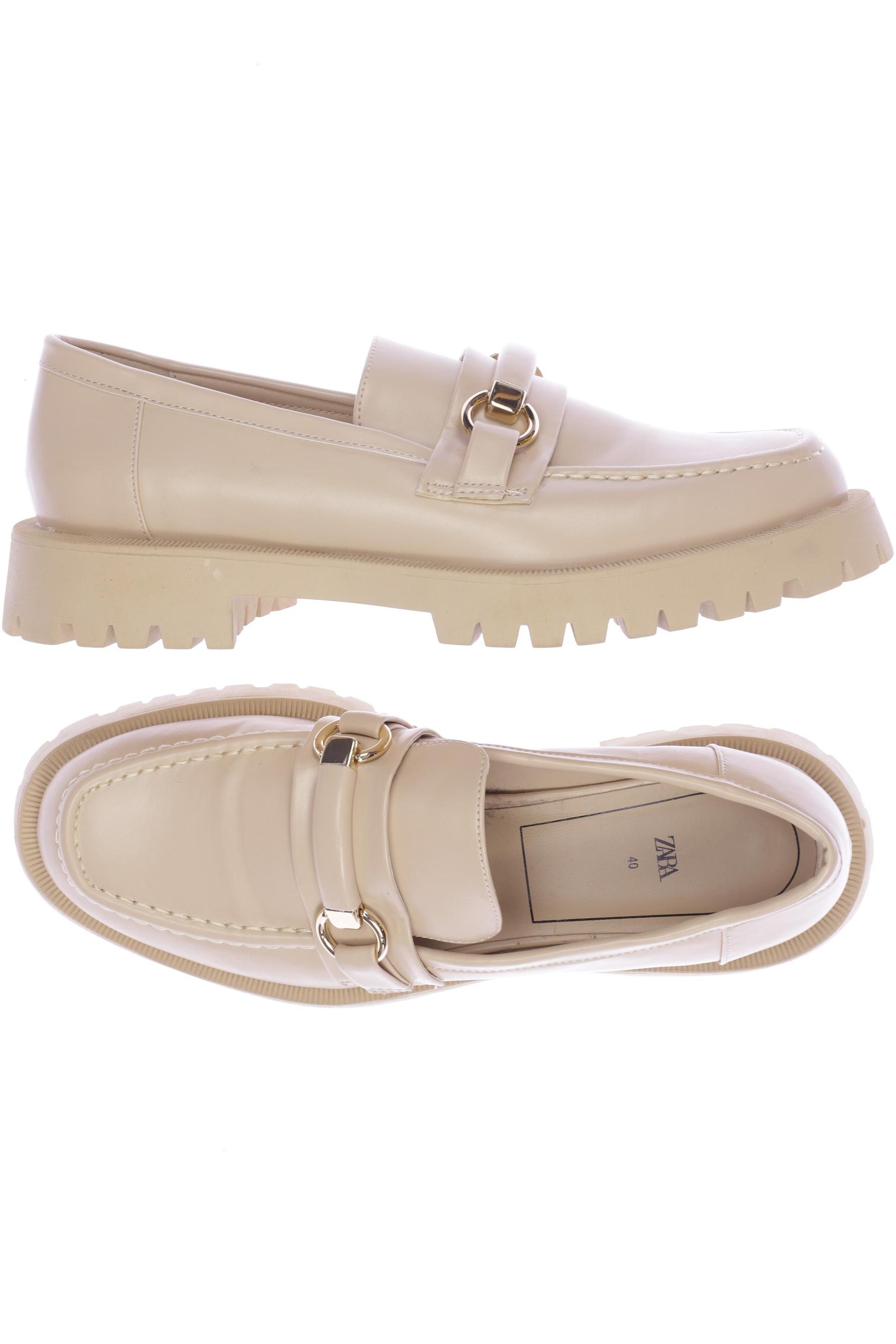 

ZARA Damen Halbschuh, beige