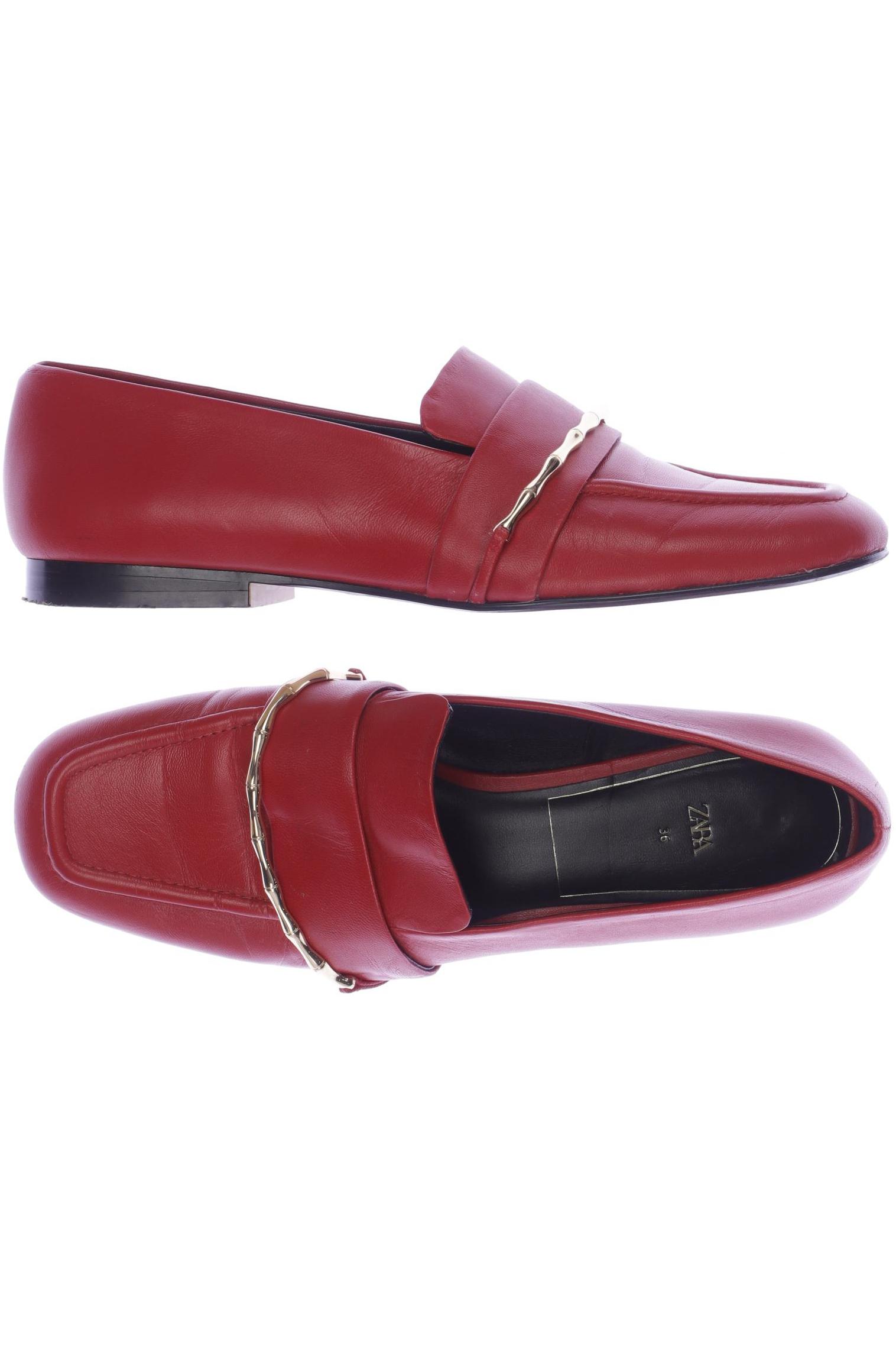 

ZARA Damen Halbschuh, rot