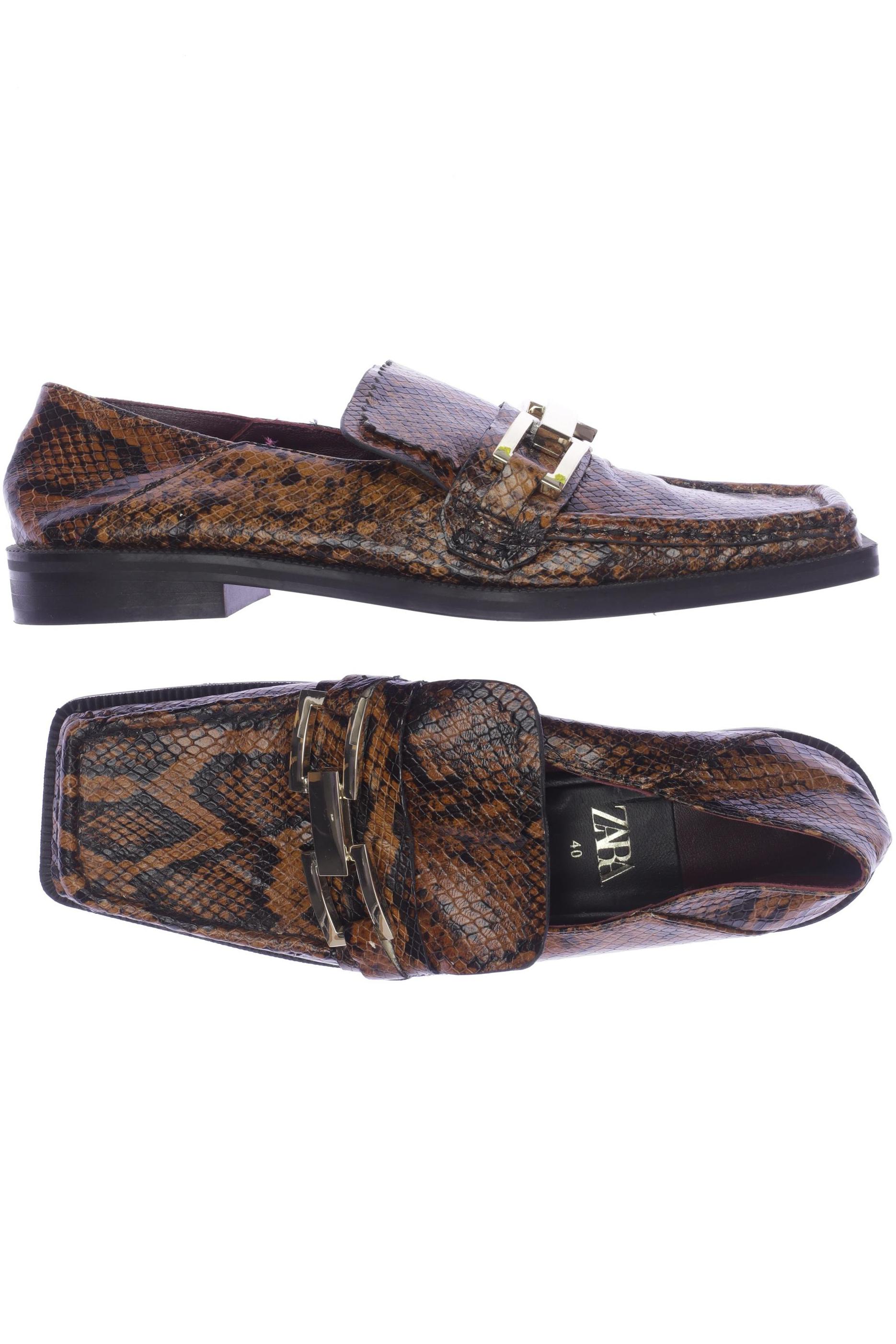 

Zara Damen Halbschuh, braun, Gr. 40