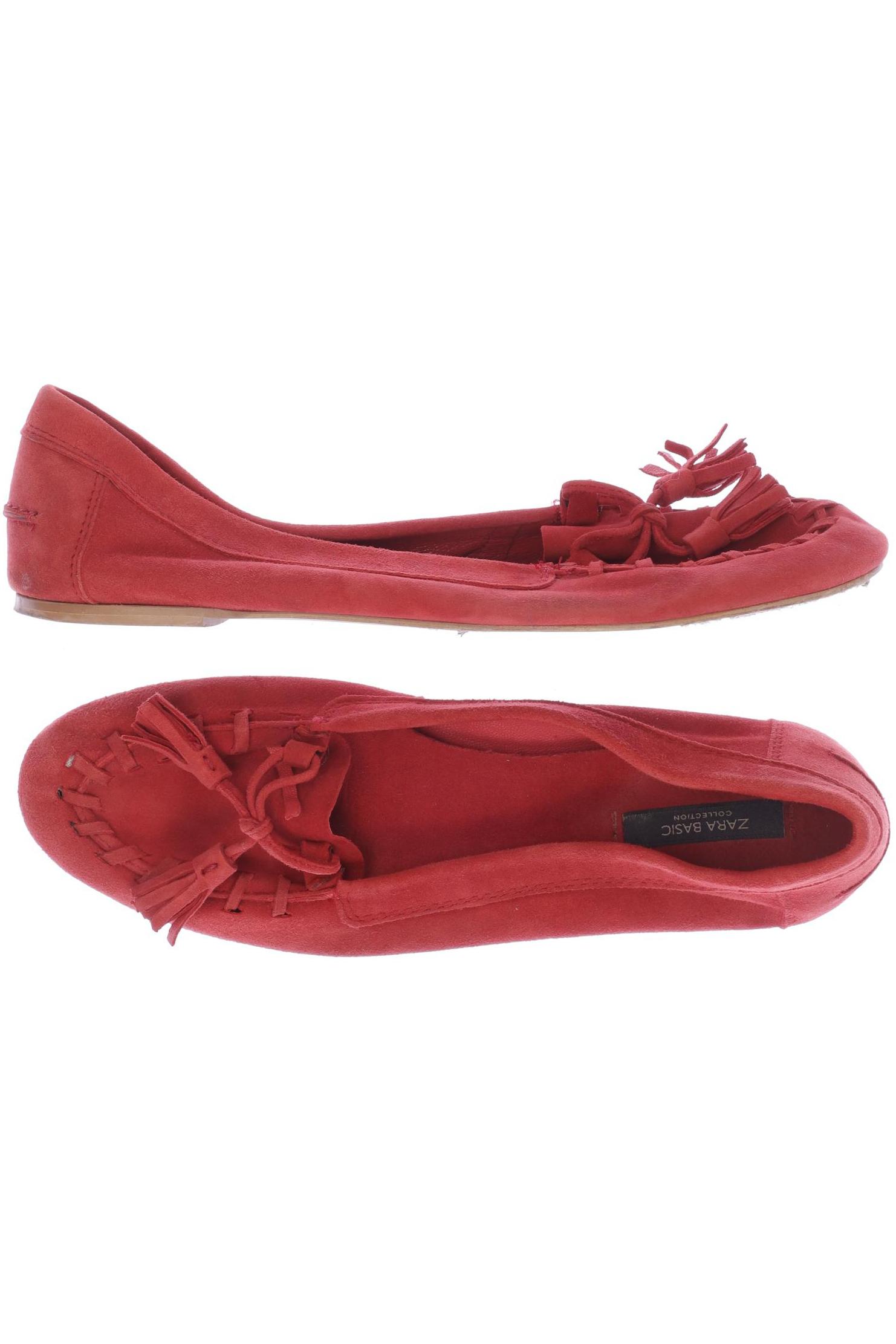 

Zara Damen Halbschuh, rot, Gr. 38