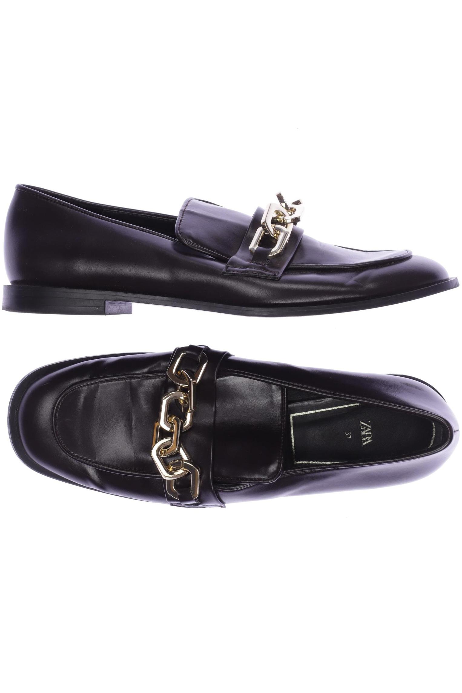 

Zara Damen Halbschuh, bordeaux, Gr. 37