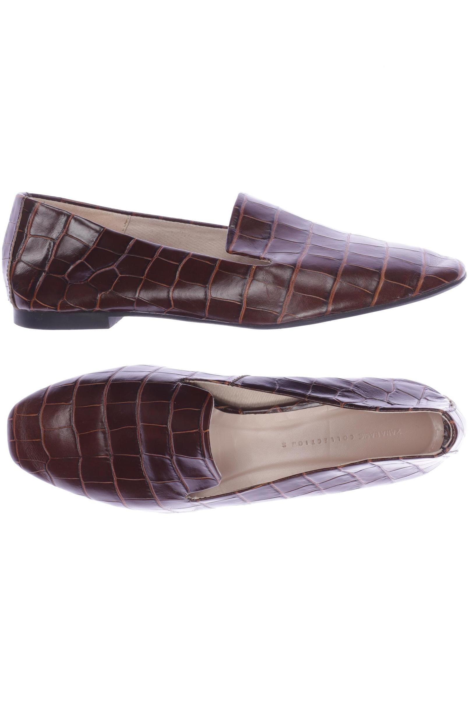 

ZARA Damen Halbschuh, braun