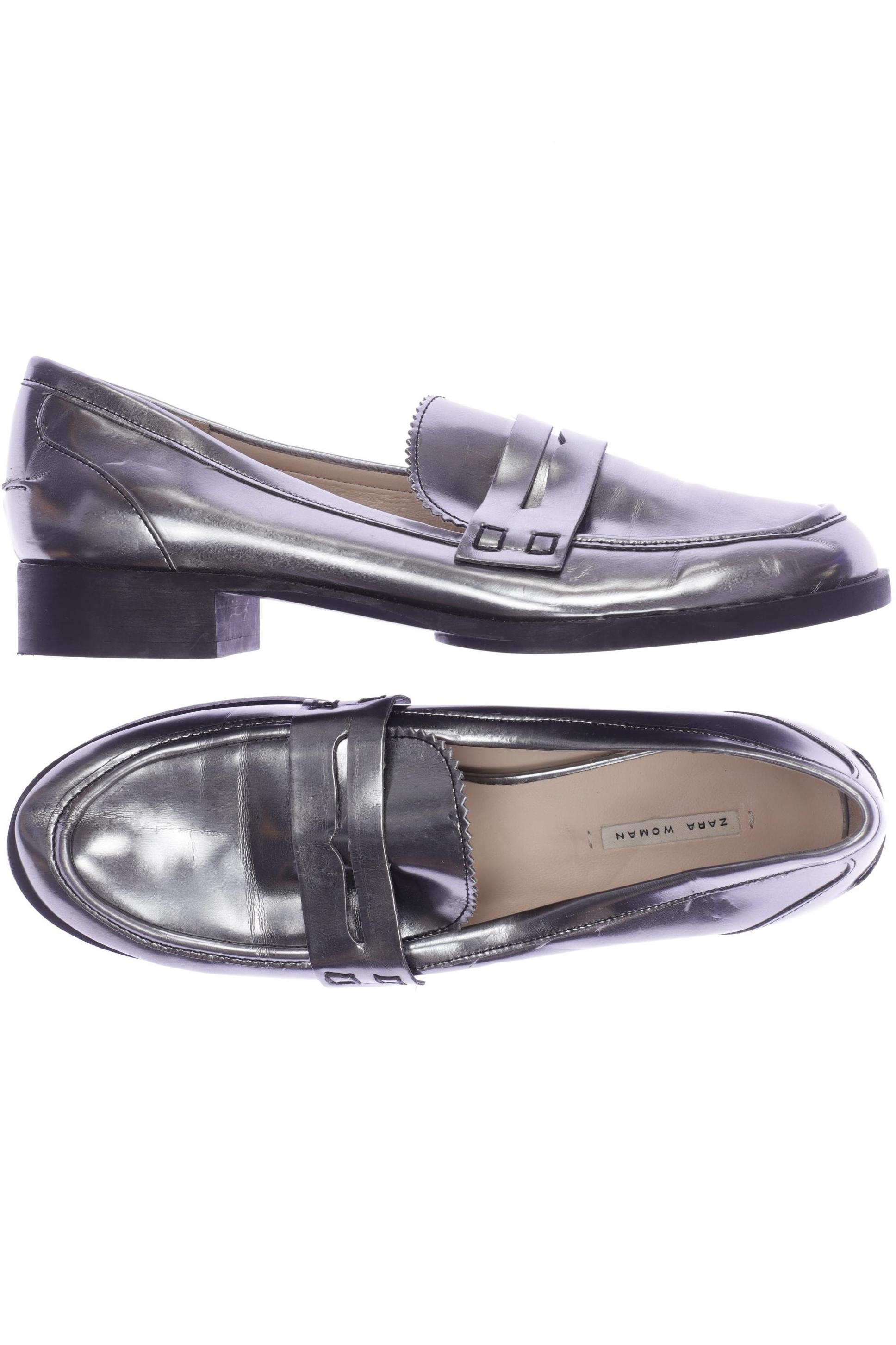 

Zara Damen Halbschuh, grau, Gr. 40