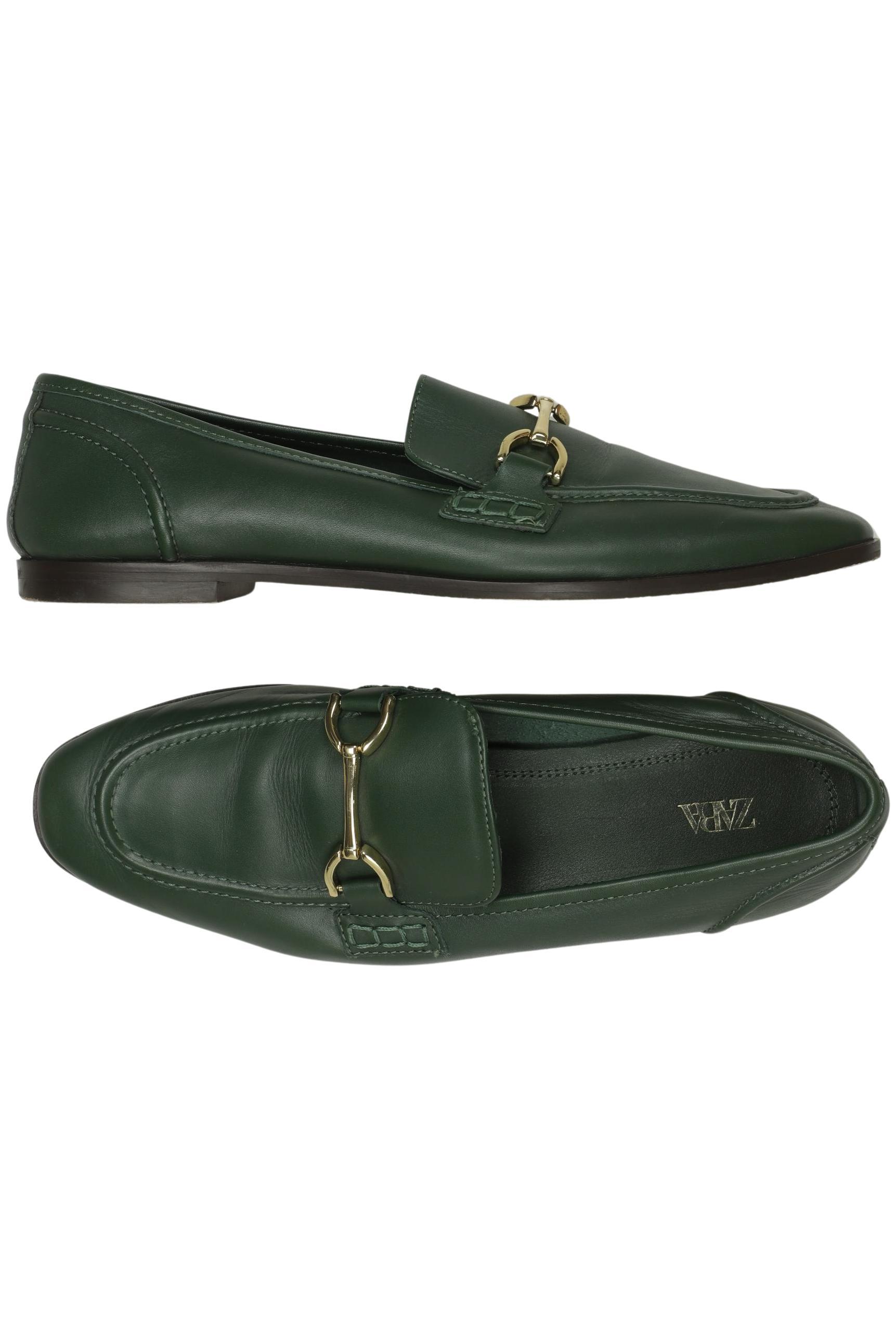 

Zara Damen Halbschuh, grün, Gr. 40