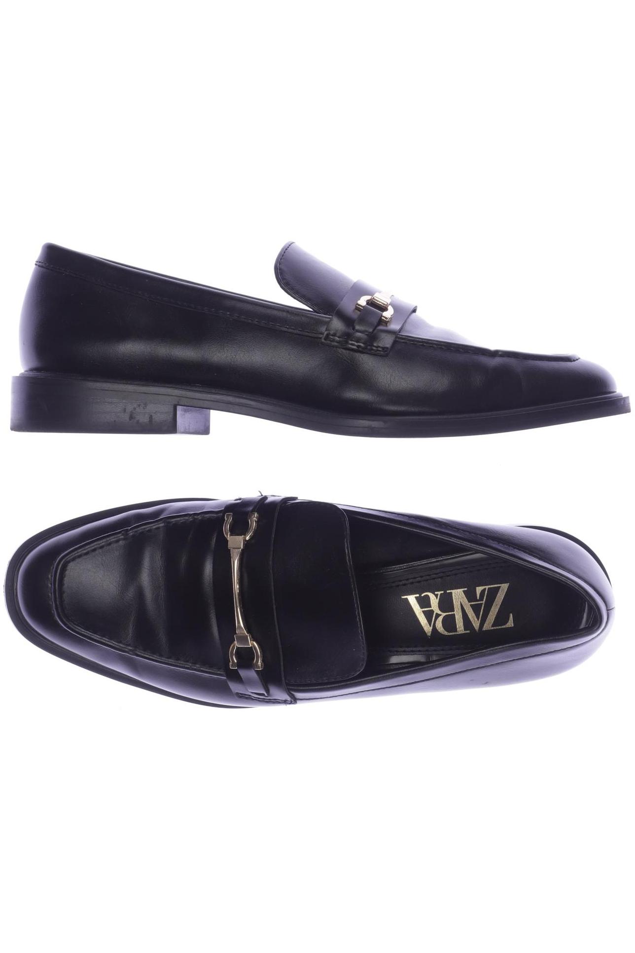 

ZARA Damen Halbschuh, schwarz