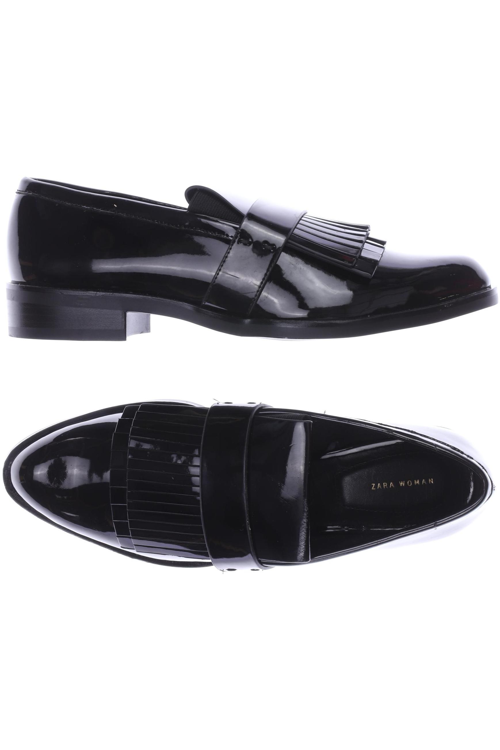 

ZARA Damen Halbschuh, schwarz