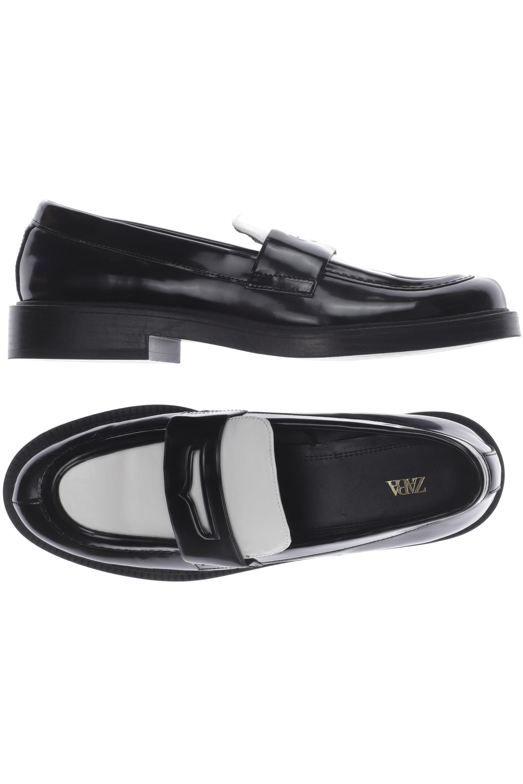 

ZARA Damen Halbschuh, schwarz