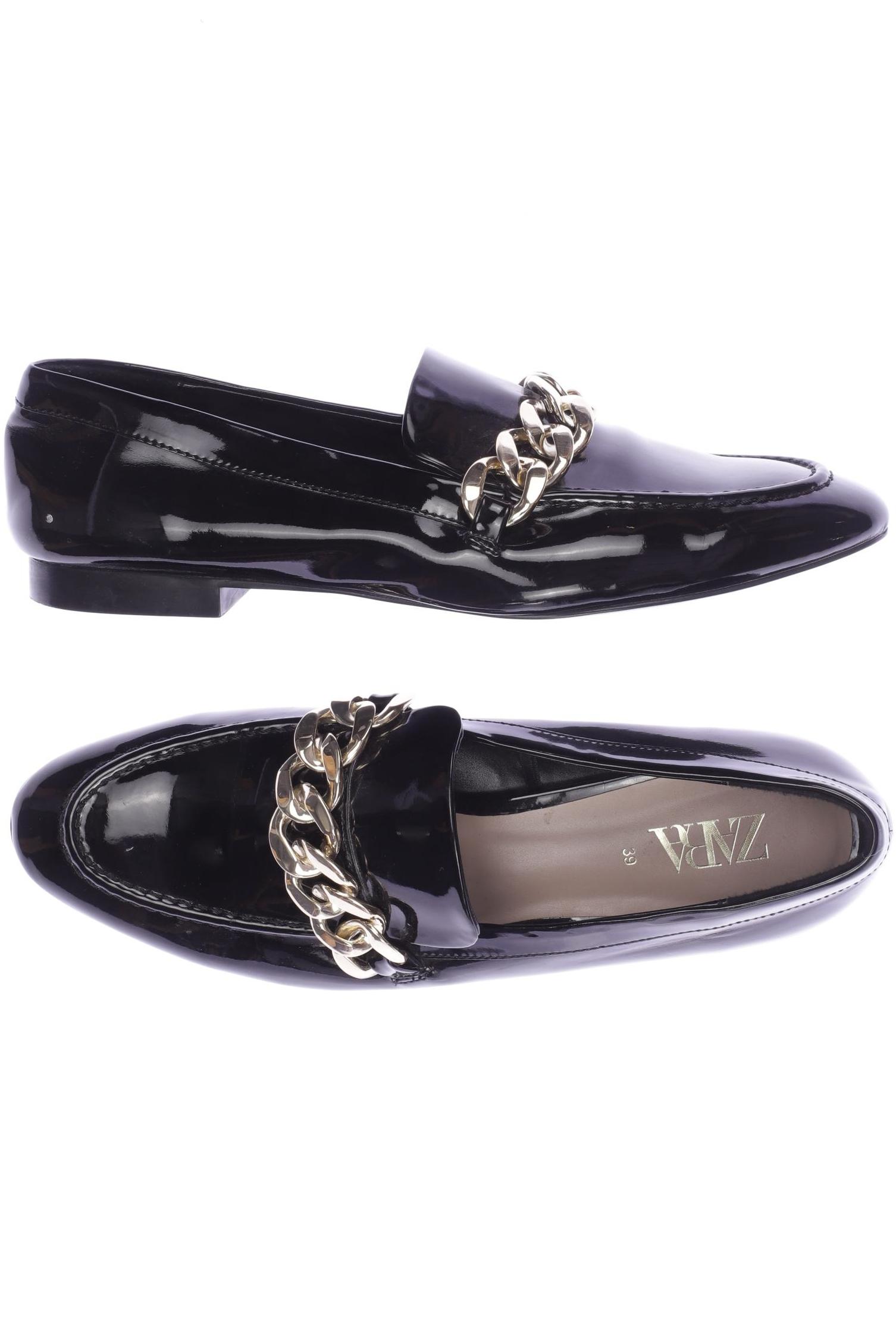 

ZARA Damen Halbschuh, schwarz