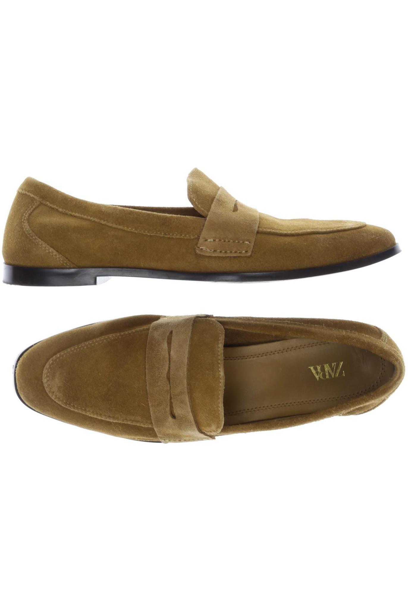 

Zara Damen Halbschuh, beige, Gr. 40