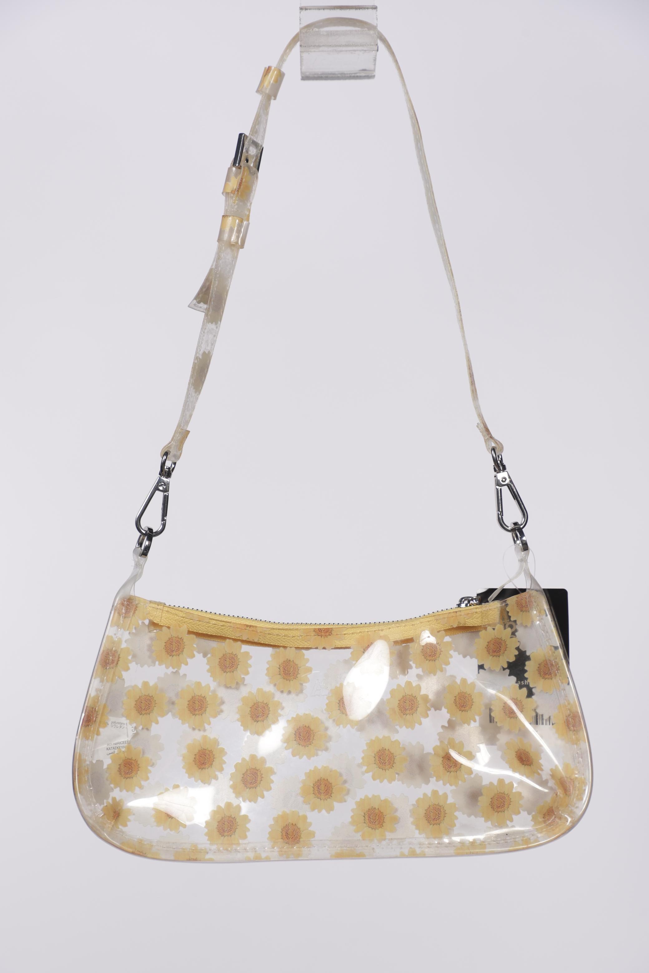 

ZARA Damen Handtasche, gelb