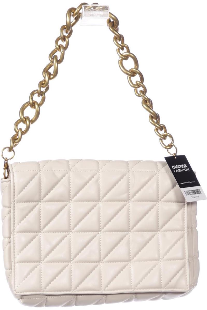 

Zara Damen Handtasche, cremeweiß, Gr.