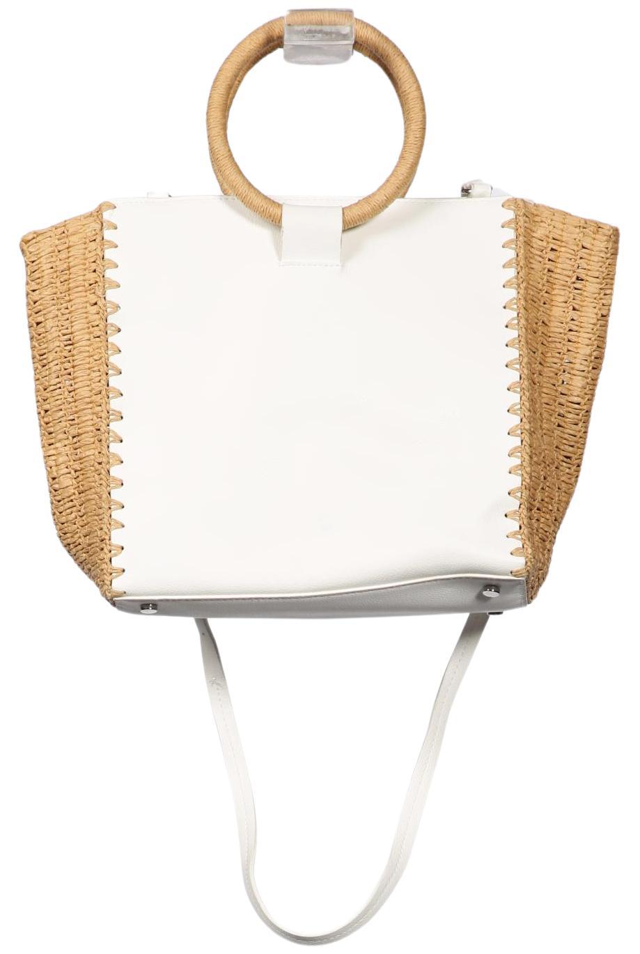 

Zara Damen Handtasche, weiß, Gr.