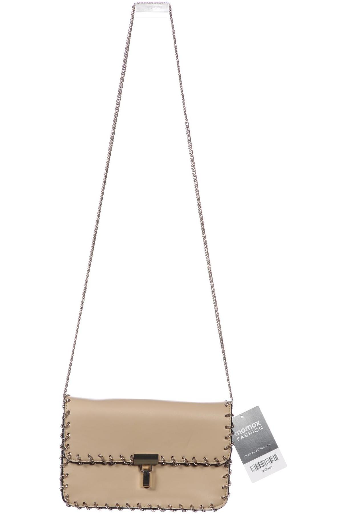 

ZARA Damen Handtasche, beige