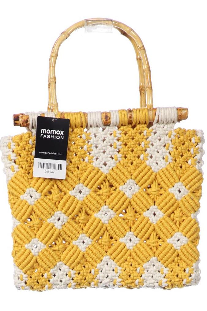 

ZARA Damen Handtasche, gelb