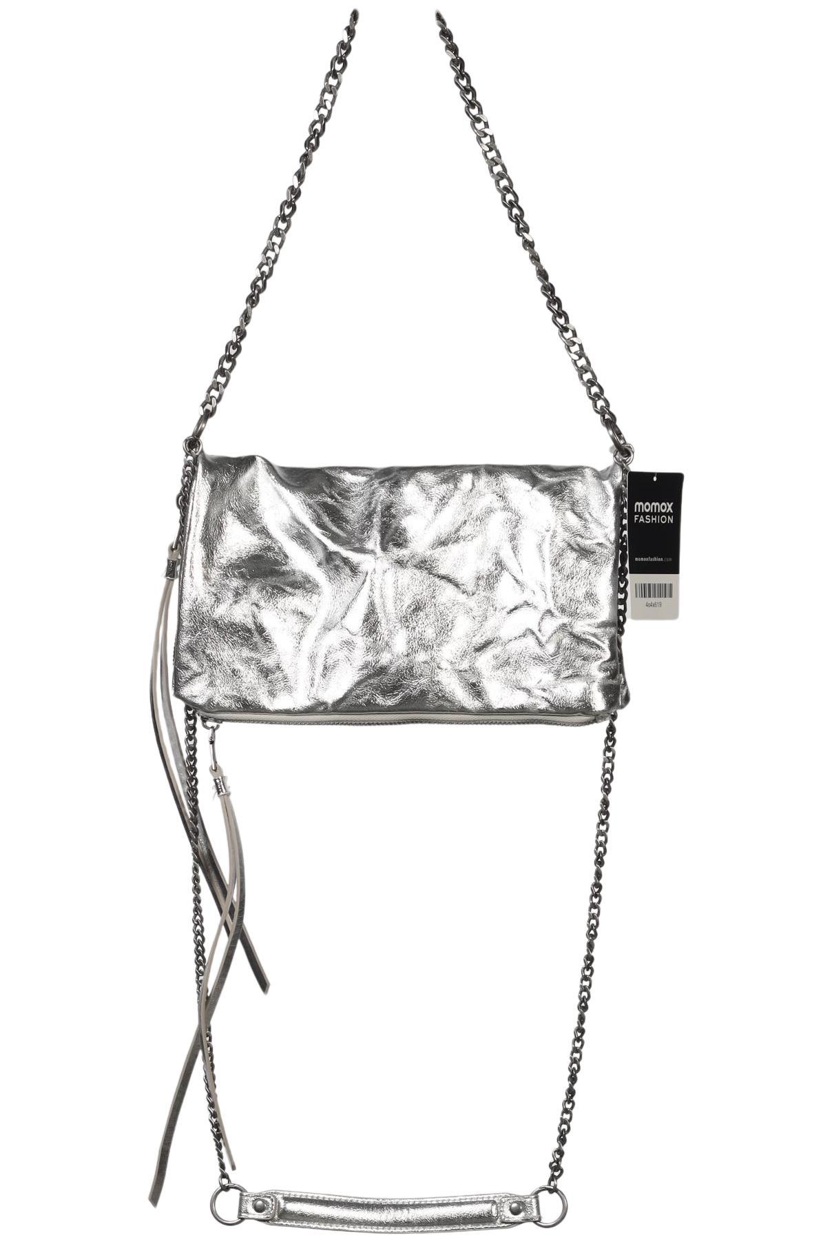 

Zara Damen Handtasche, silber, Gr.