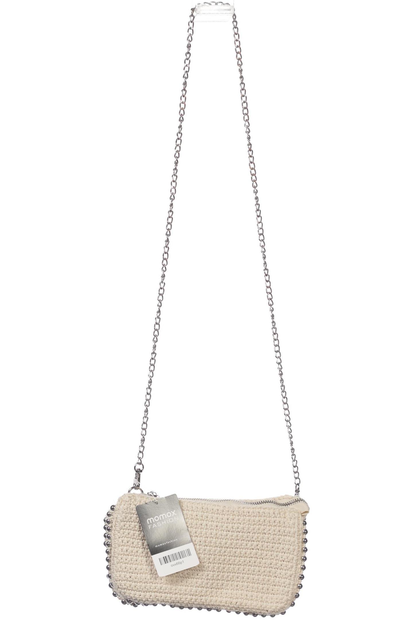 

ZARA Damen Handtasche, cremeweiß