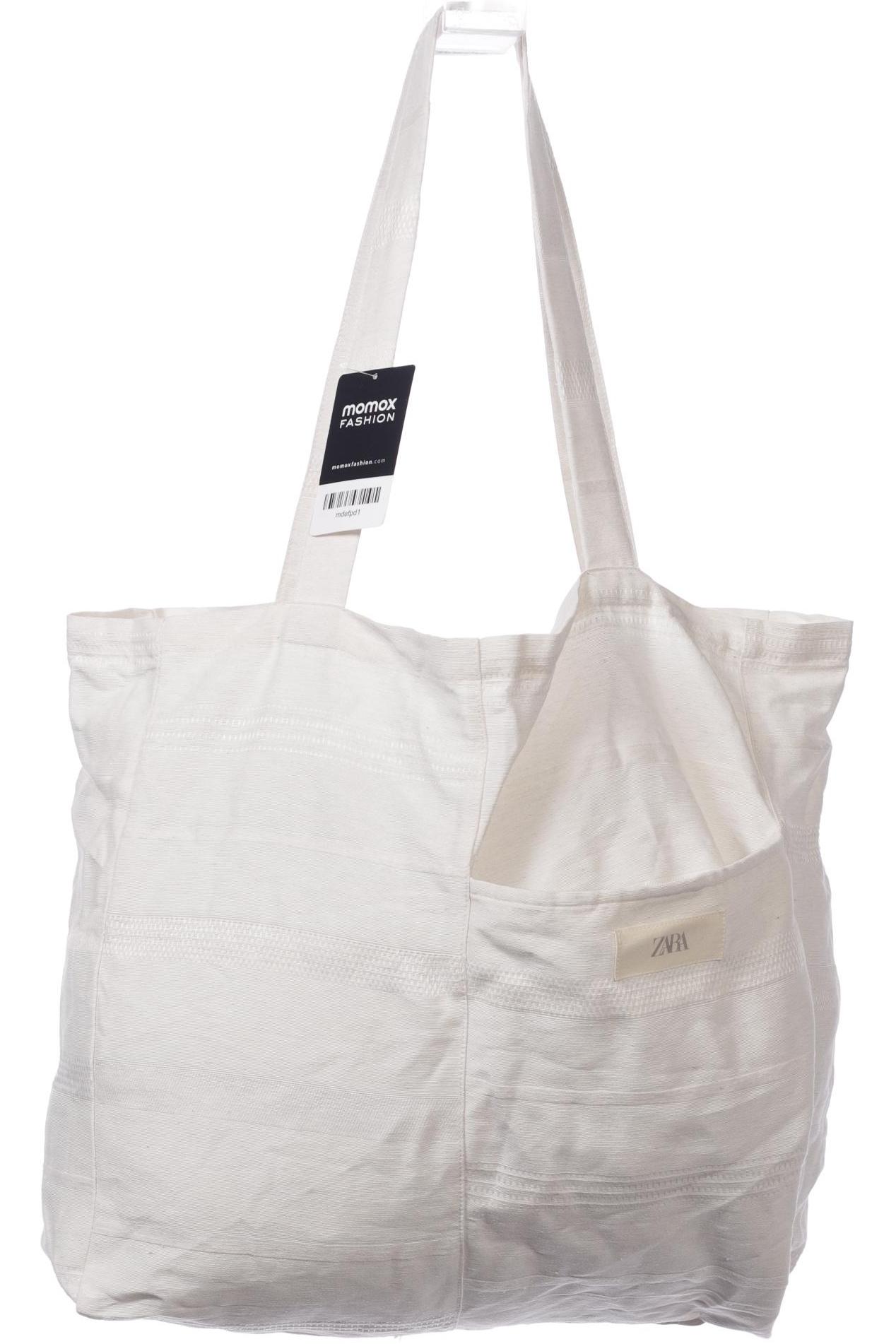 

Zara Damen Handtasche, cremeweiß, Gr.
