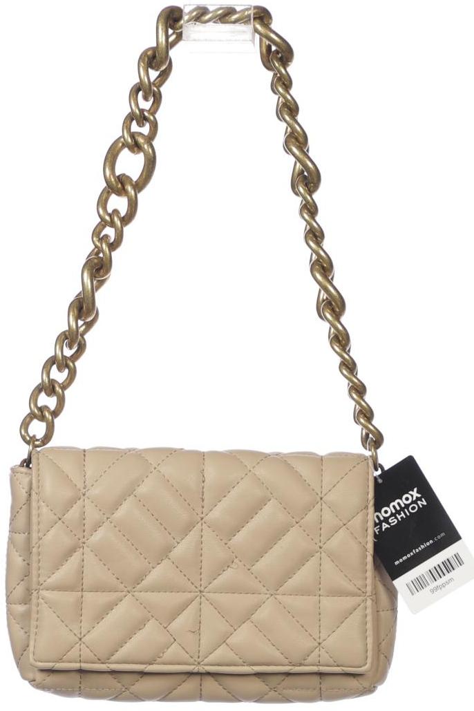 

ZARA Damen Handtasche, beige