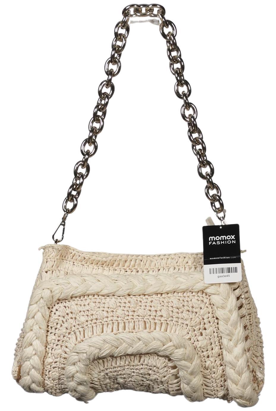 

Zara Damen Handtasche, cremeweiß, Gr.