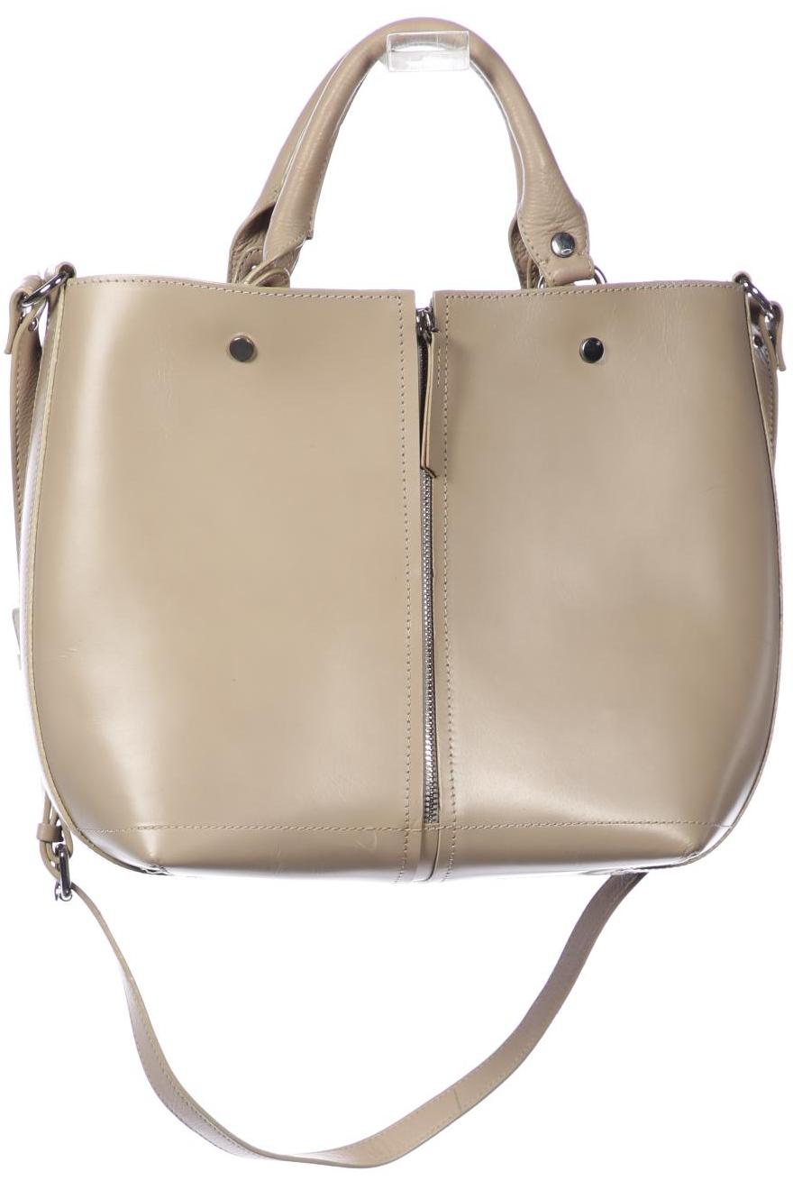 

ZARA Damen Handtasche, beige