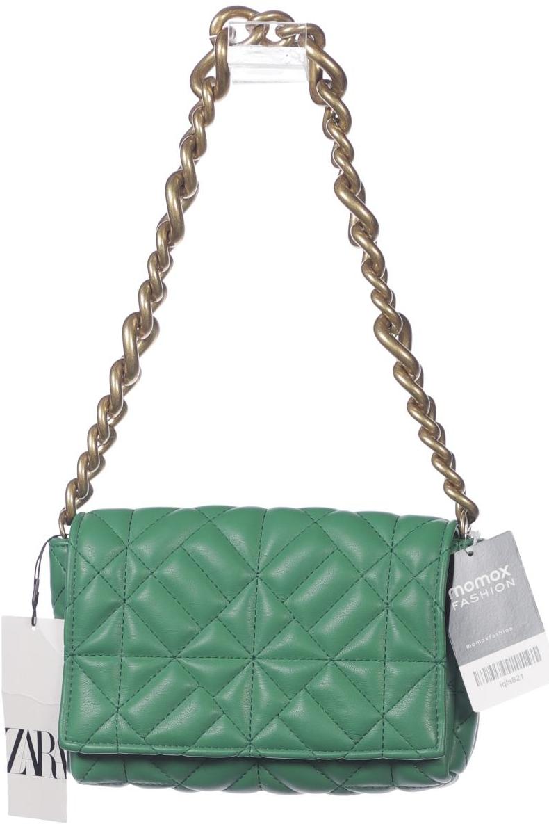 

Zara Damen Handtasche, grün, Gr.